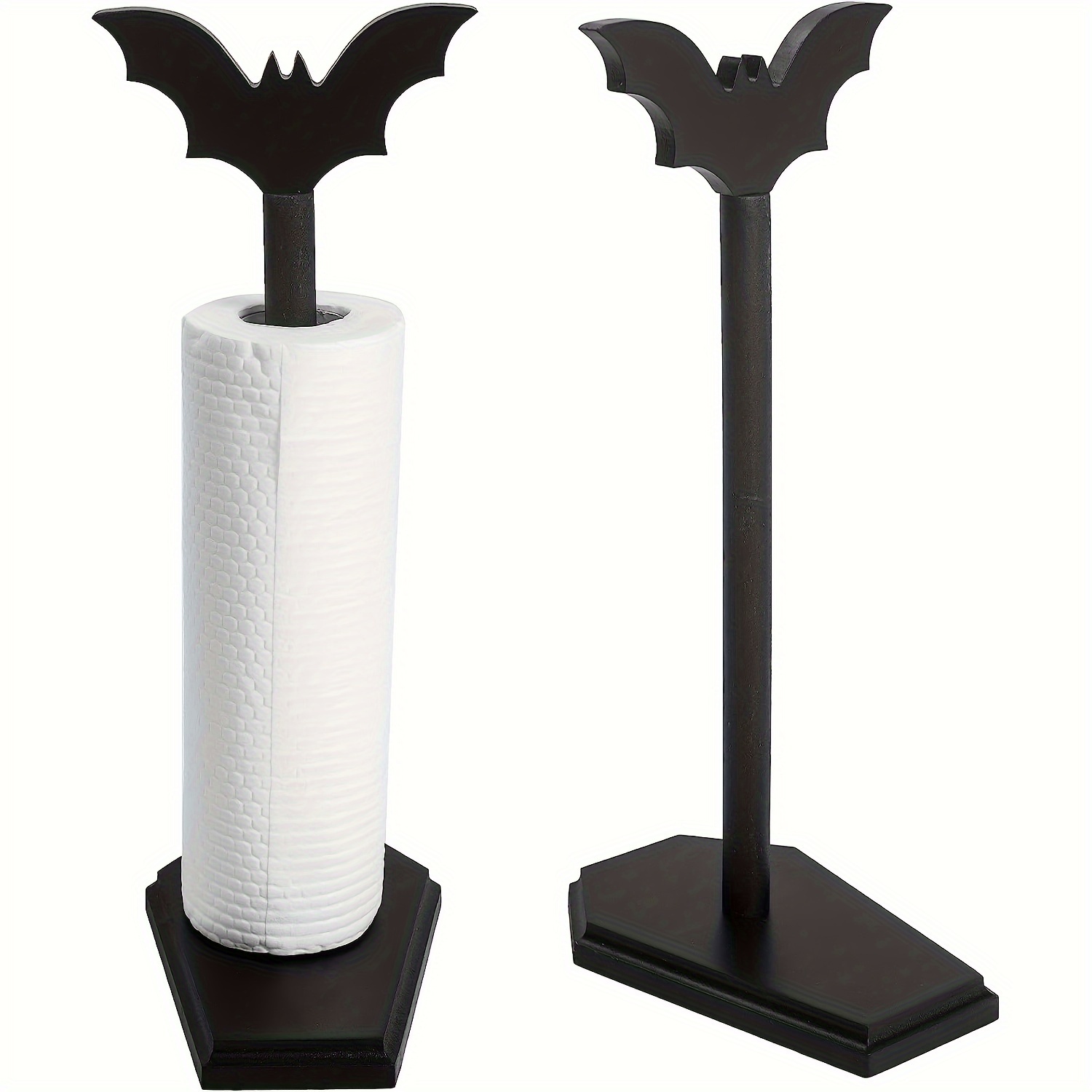 

1pc Bat Paper Towel Holder, Decor For Kitchen And Bathroom, Gothic Home Decor For And , Goth Accessories For Countertop Stand, For Women