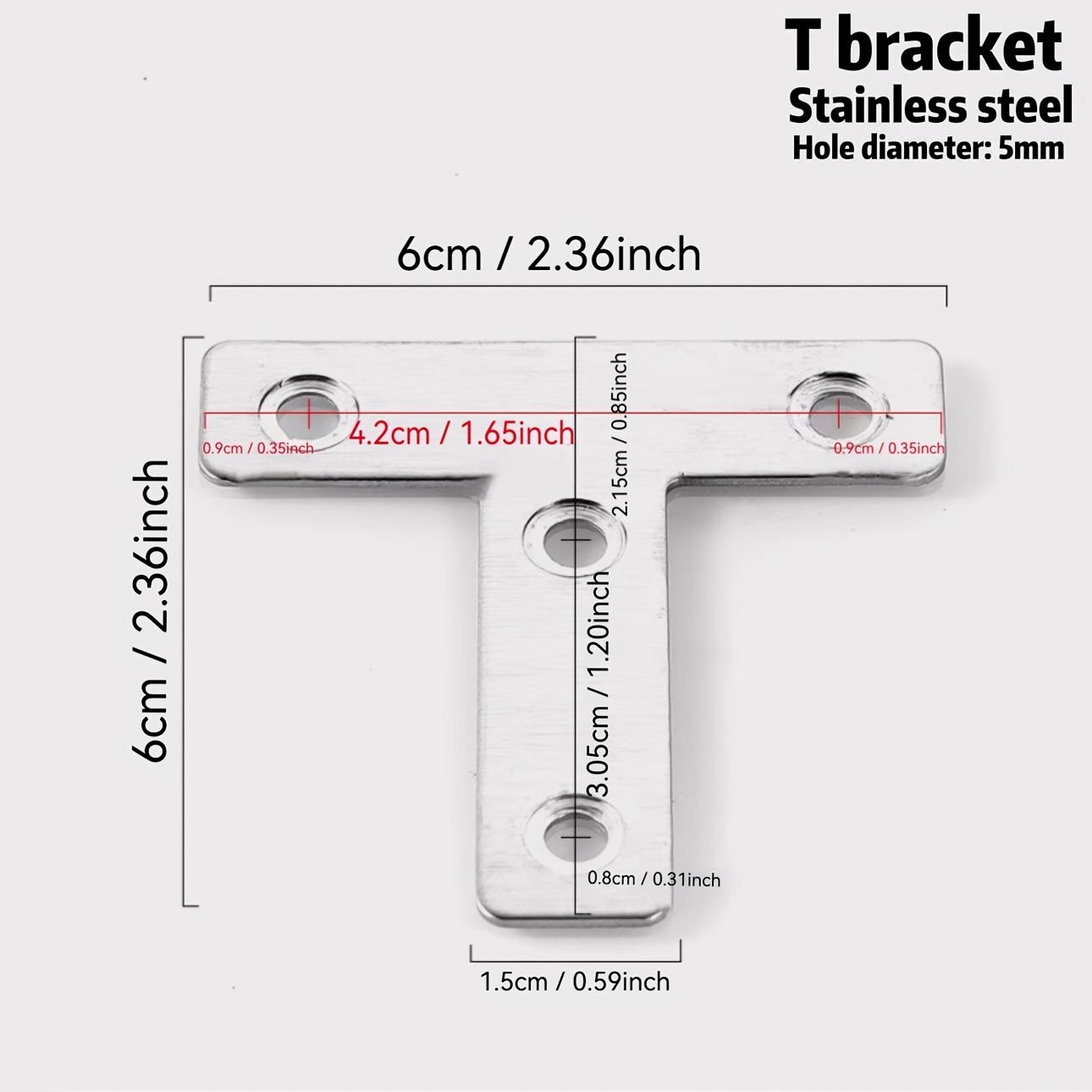 TEMU 50pcs Set, Including 10 Stainless Steel L-shaped Brackets And 40 Mounting Screws, Used For Right Angle Support Connectors For Wooden Chairs,