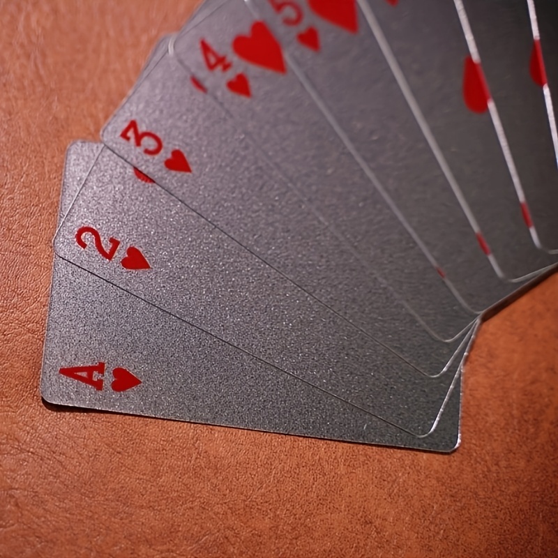 Silver Playing Cards, Thickened Hard Structure