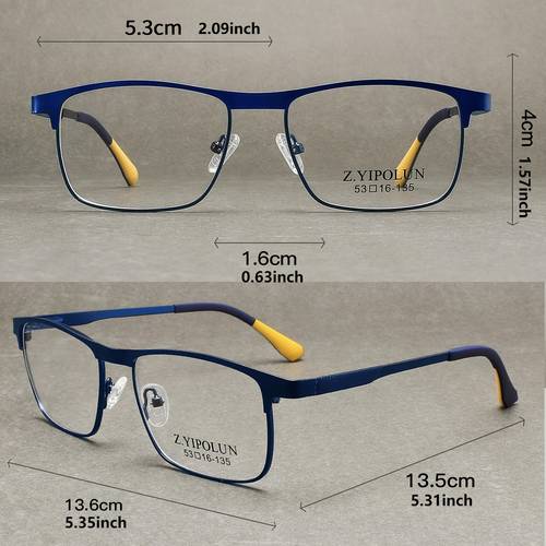 flache brillen, edelstahlmaterial mit federbändern, neutraler stil flache brillen, optische brillen