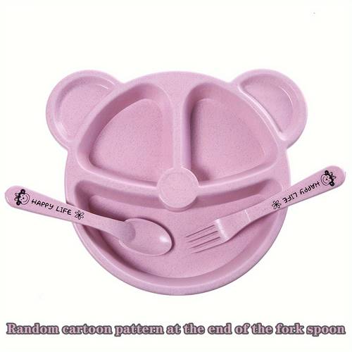plate set kids attention increase eat designed for children 1 set tableware