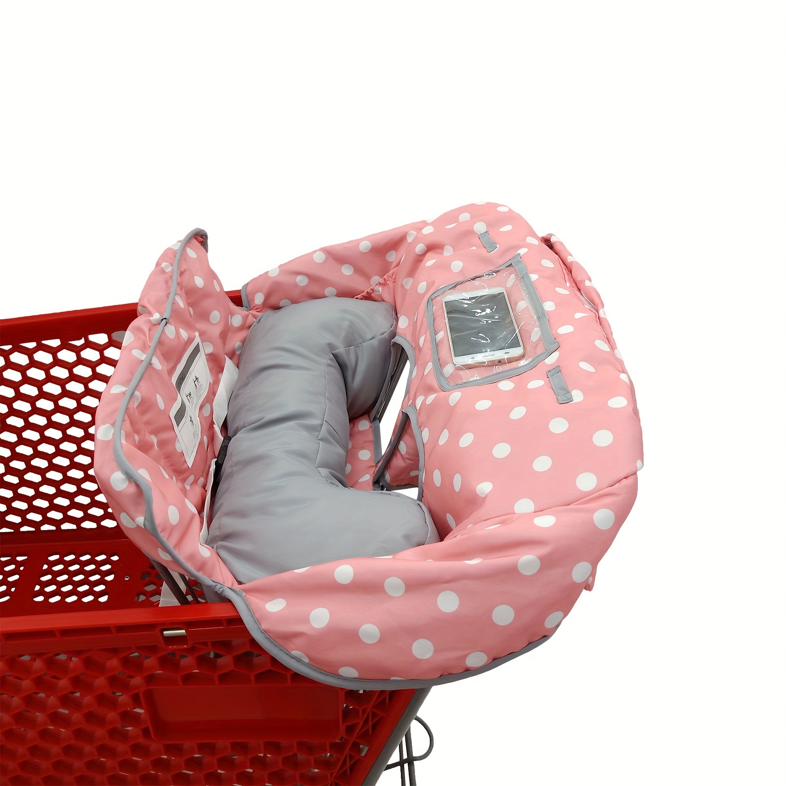 Funda para carrito de compras para bebé, trona universal para niños  pequeños y cojín para carrito de compras, bolsa de transporte con cinturón,  bolsa de almacenamiento suave lavable para cochecit YONGSHENG 8390612208805
