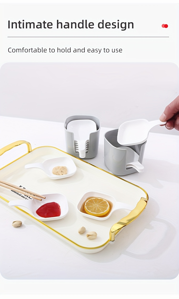 7pcs/set, Sauce Dish, Food Sauce Dish, Dipping Dish Set, Food Storage And Container, Steak Sauce Plate, Seasoning Dish, Cheese Sauce Bowl, Fruit Dish, Snack Dish, Creative Tomato Sauce Plates, Dipping Dish, Kitchen Supplies, Kitchen Accessories
