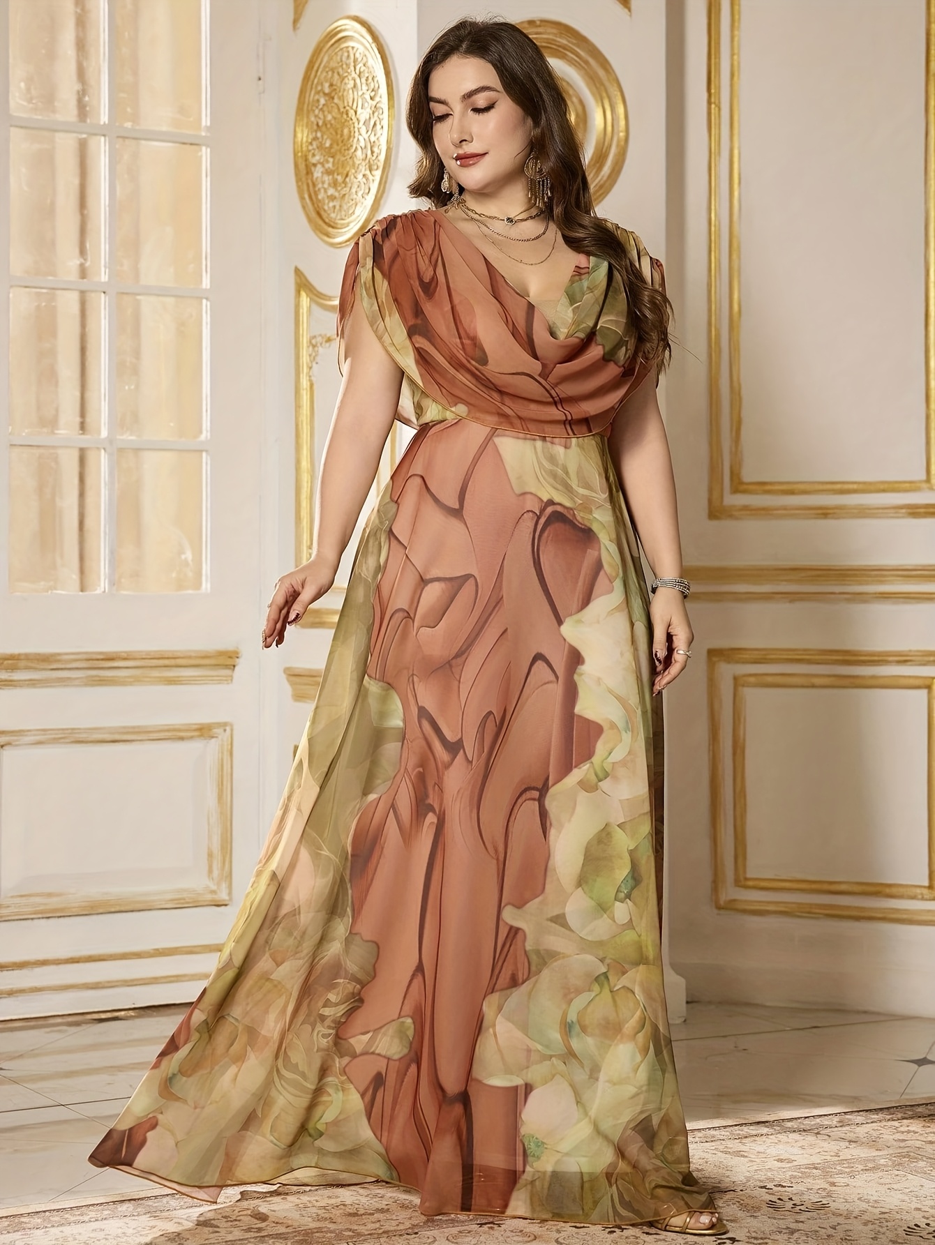 ronny kobo izel dress brown Light Brown Midi Pull-On Skirt – Modern Millie