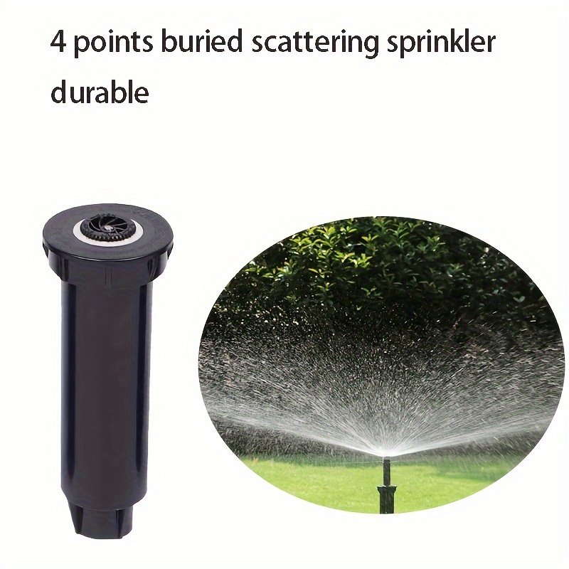 

1800 Automatic Retractable Lawn Sprinkler - Adjustable Garden Watering System, No Battery Needed