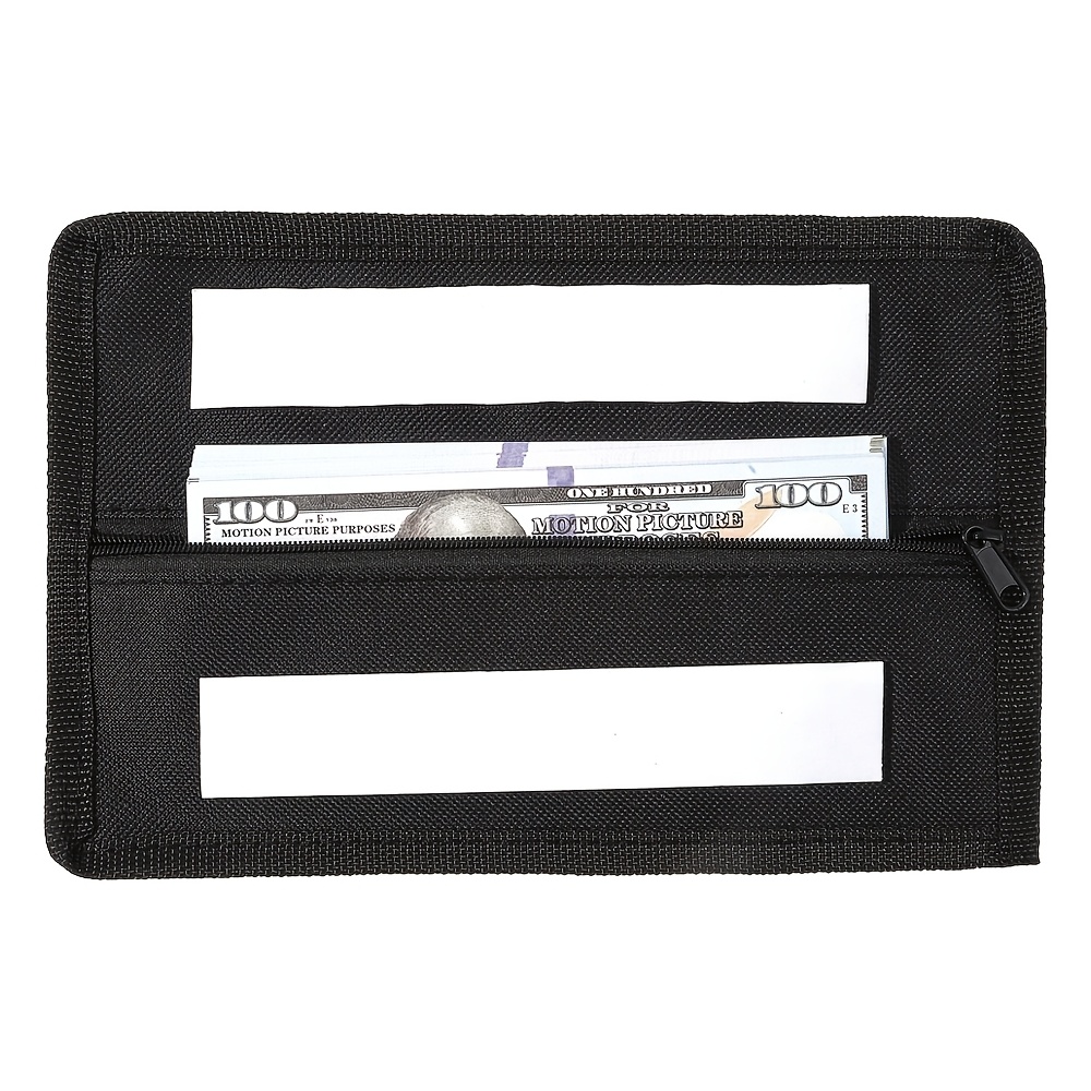 

Easy- Hidden Wallet With Zipper - Reusable Adhesive, Polyester, Use