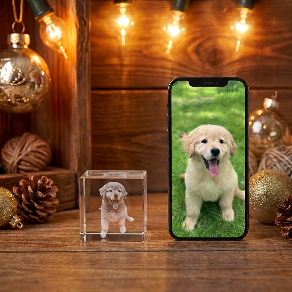 TEMU Custom 2d , Personalized Pet Photo Engraved Desktop Decor, Memorial Keepsake For Loss Of , Eternal Remembrance, 4cm 5cm 6cm