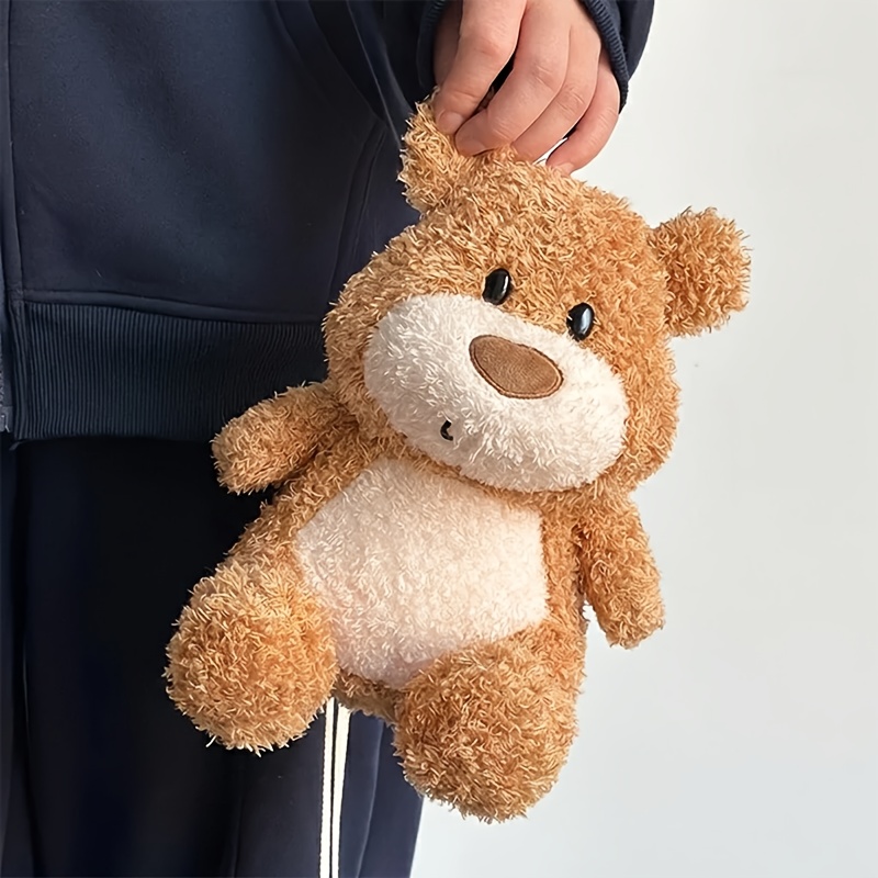 Cute Fluffy Brown Teddy Bear Plush Toy