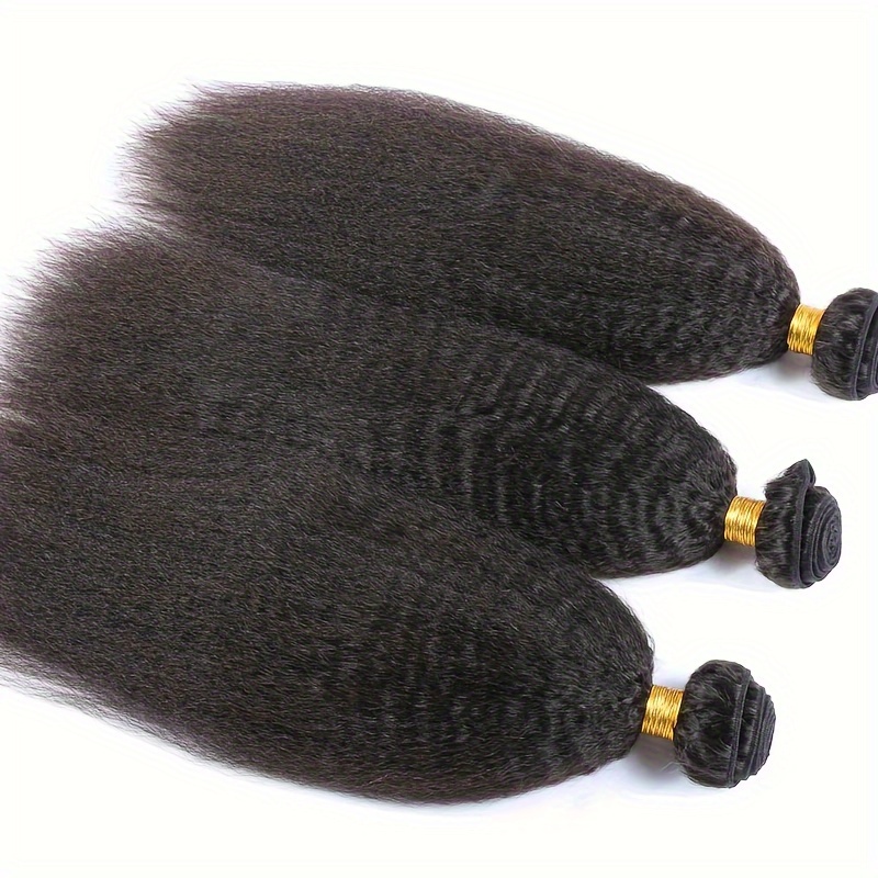   straight bundles human hair bundles 100   brazilian   straight 3 bundles for women natural   details 1