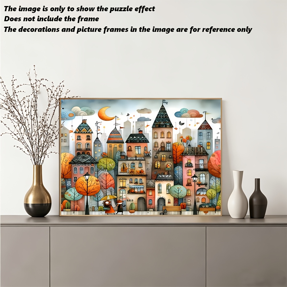 500/1000pcs Adult Jigsaw Puzzle, Large Gift for Family Interaction