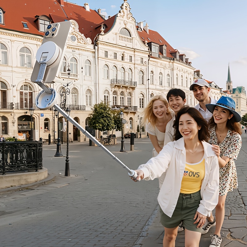 Ulanzi Automatic Phone Tripod, Mt85 Auto-open Tripod With 4-leg, 60'' Selfie Stick Extendable Phone Stand, For Content Creation/vlog, Compatible With Iphone 17/16/15/14/13/12