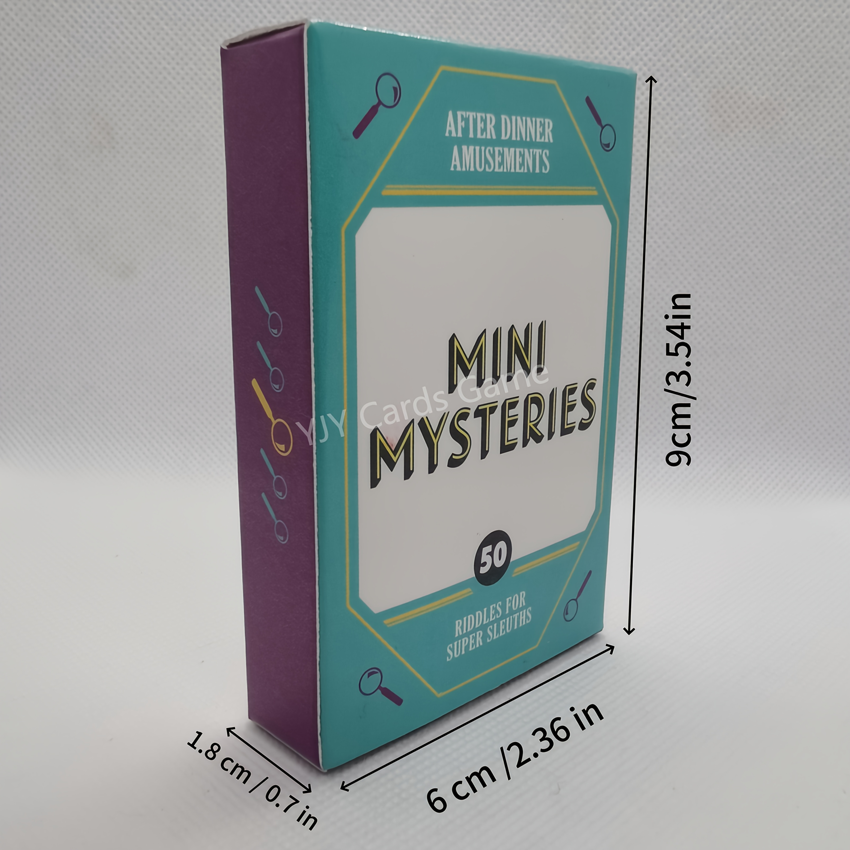 50 Mini Mysteries: After Dinner Amusements - Engaging Card Game for Friends to Bond Over Brain Teasers, Unleash Your Inner Detective, and Sharpen Logic Skills, Perfect for Gatherings and Social Events
