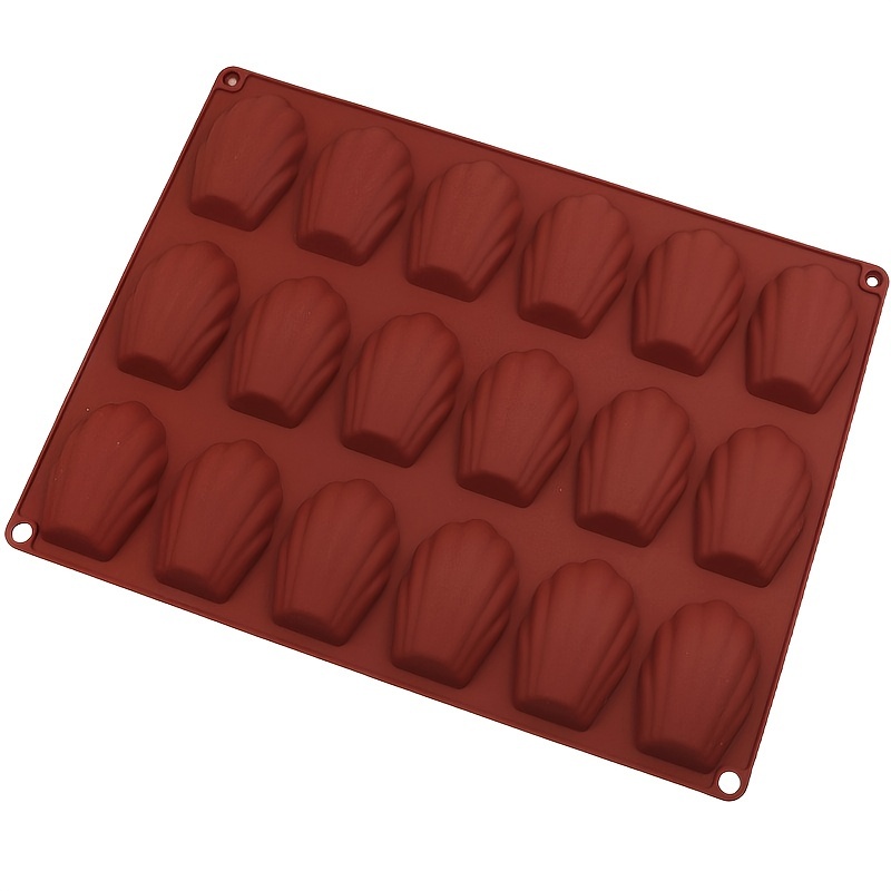 Silicone Cake Mold, Food Grade 18- Madeleine Silicone Cake Mold, Shell Cake Baking Pan