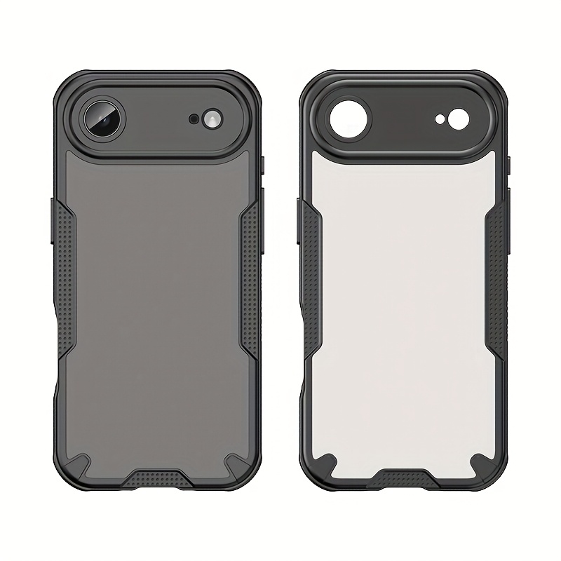 TEMU Custodia per telefono - custodia per iPhone 17/17 Air, lavabile riutilizzabile, antiolio anti-impronta, custodia opaca, pelle semitrasparente