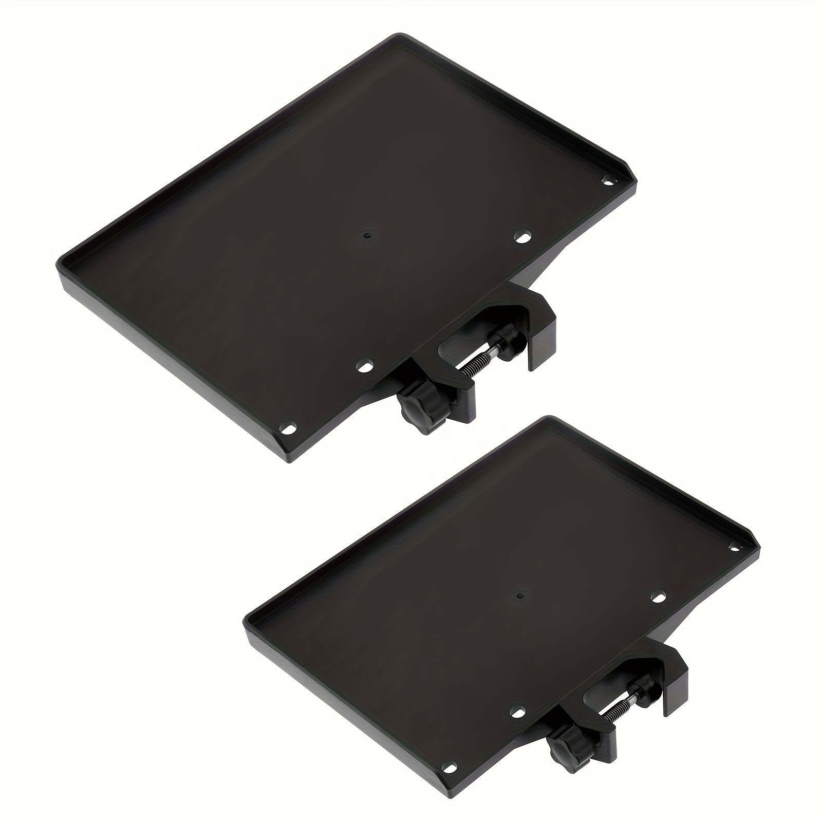 E-shop 2 Stück Verstellbare Universal Mikrofonständer Ablage für Live Streaming/ Noten/ Aufnahme, 5.5 X 7.9 und 6.8 X 9.4 Zoll Mikrofonständer Ablagen