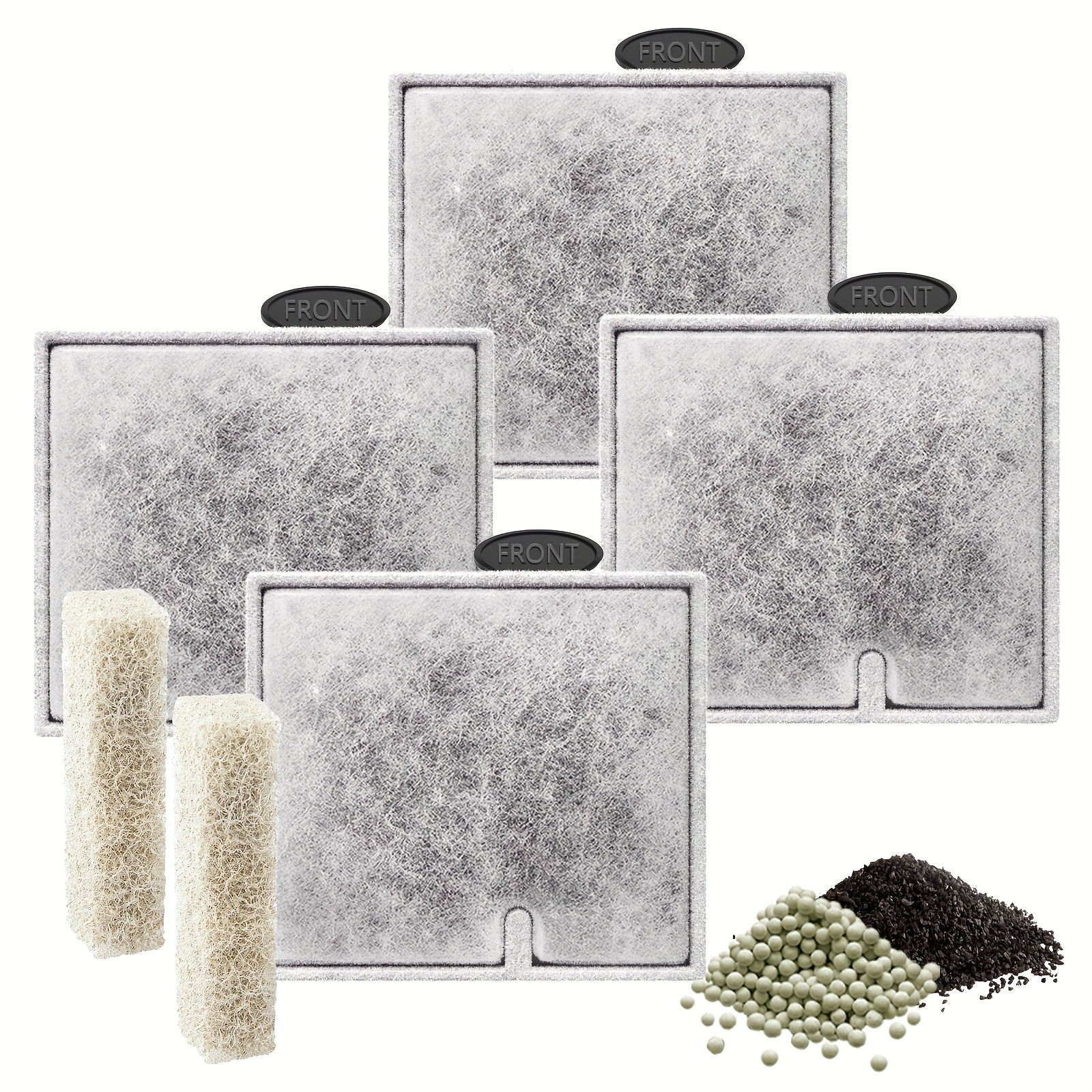 TEMU 4/8/16 Pack Medium Filters Cartridges Compatible With Fish Tank Compatible With Led Filter Size 10/power Filter Size 10/e Filter Size 20 (with Filter Pads)