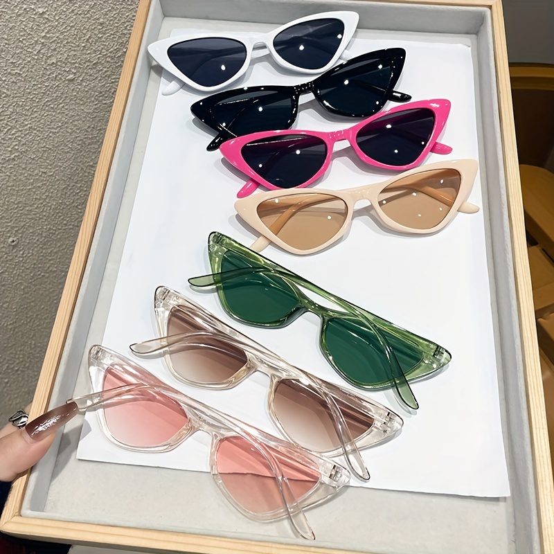 

7pcs Women's Glasses Photo Decoration Glasses