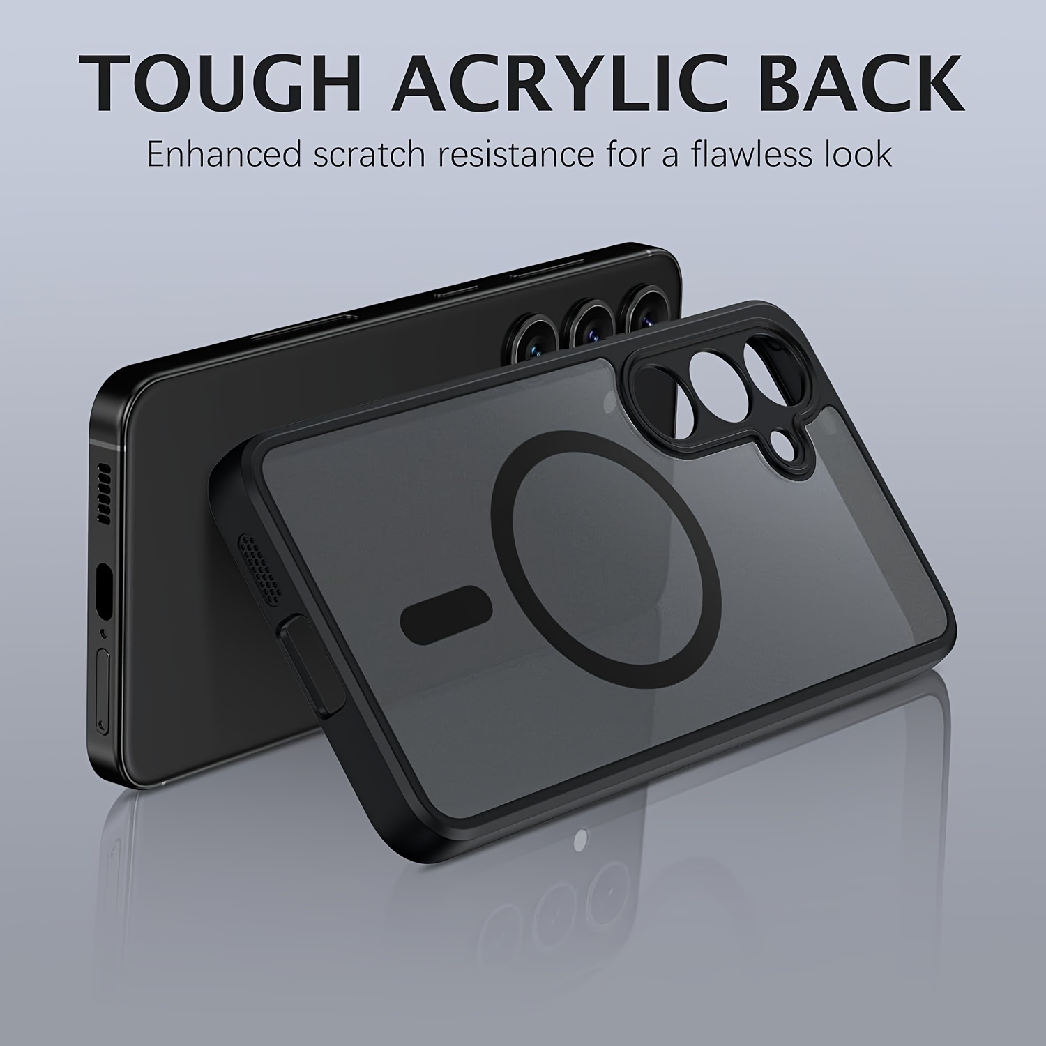 case   for galaxy s25   magnetic adsorption wireless charge camera cover   for galaxy s25   details 2