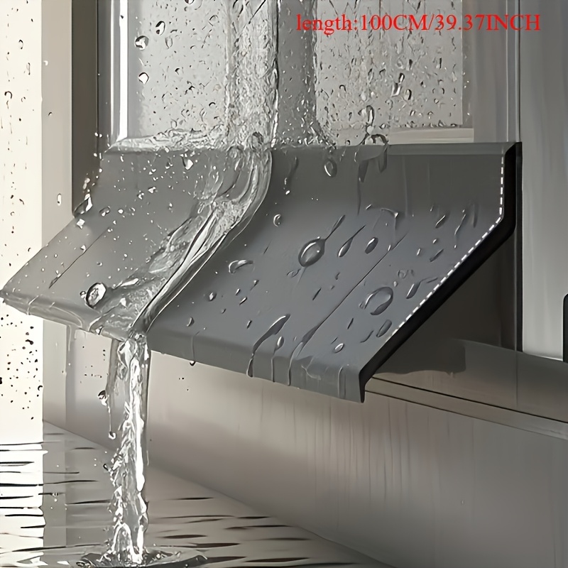 TEMU 78.74-inch Long Self-adhesive Strip, Suitable For Window Glass Doors, Balcony Sliding Windproof And Soundproof Sealing, Household Rubber
