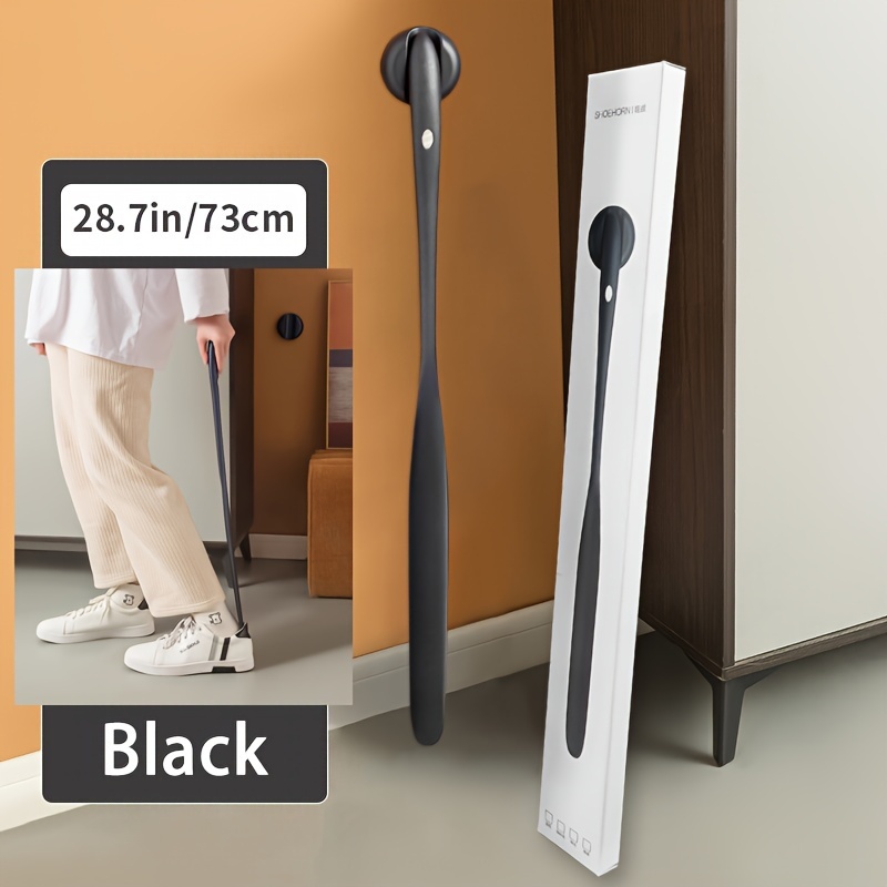 1 Pack Shoehorn Shoe Lift Long Handle Shoe Pulling Slot Shoe - With Magnetic Function, High-grade Gift Box Packaging, For The Entrance To Wear Shoes, For Christmas Gifts