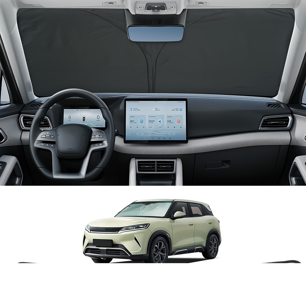 TEMU For Byd 2 For Byd -2023 2024 2025 2026 Sun Protection Front Windscreen Inside Windscreen Parasol Sun Visor Cooling Uv Protection