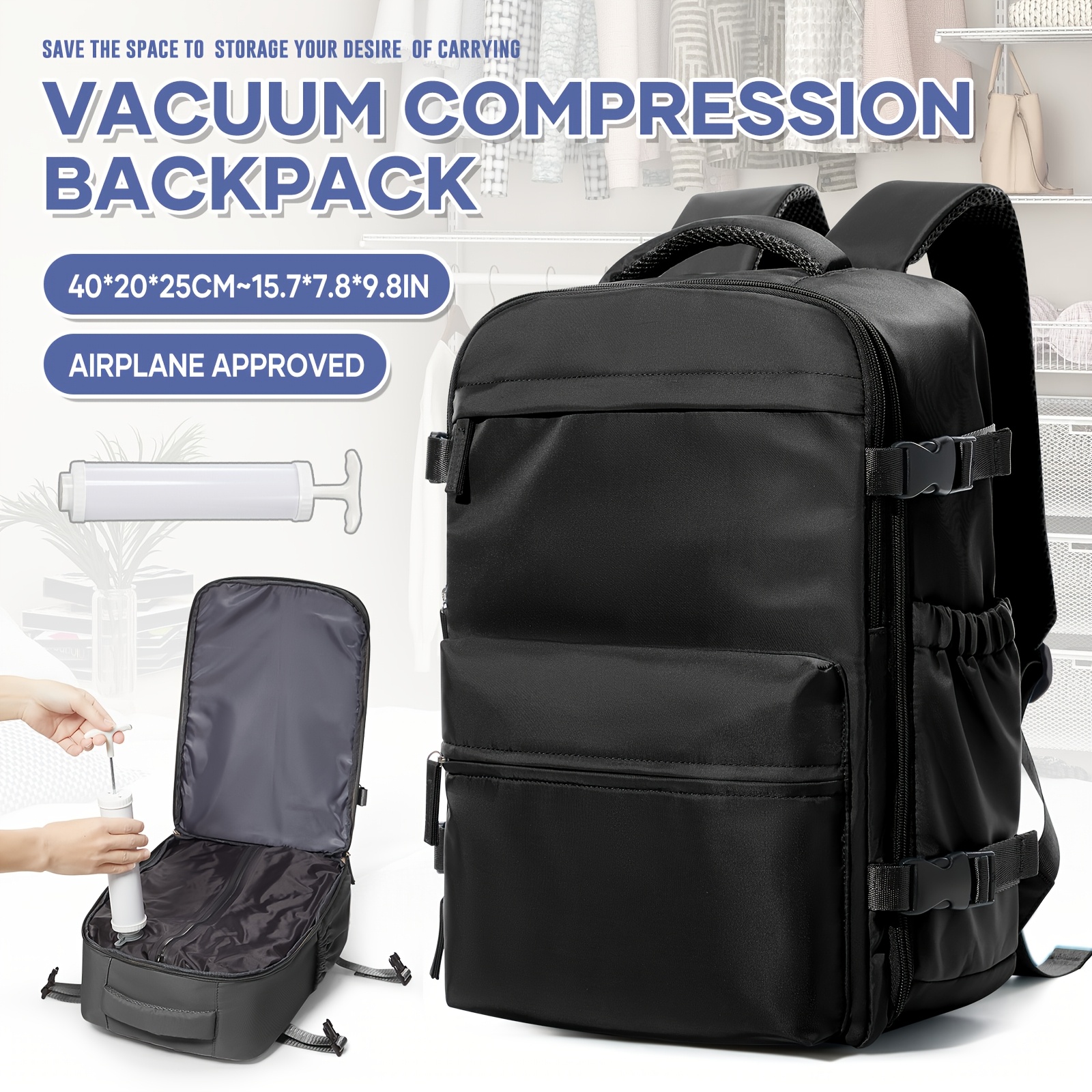 Vacuum Compression Backpack