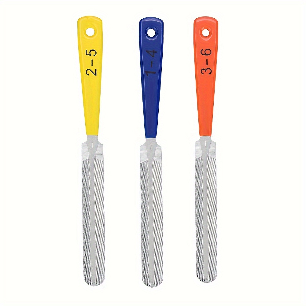 TEMU Of Your Guitar With This 3pcs Set Of Portable Nut Files And Fret Tools Designed For String Instrument Maintenance TEMU Of Your Guitar With This 3pcs Set Of Portable Nut Files And Fret Tools Designed For String Instrument Maintenance