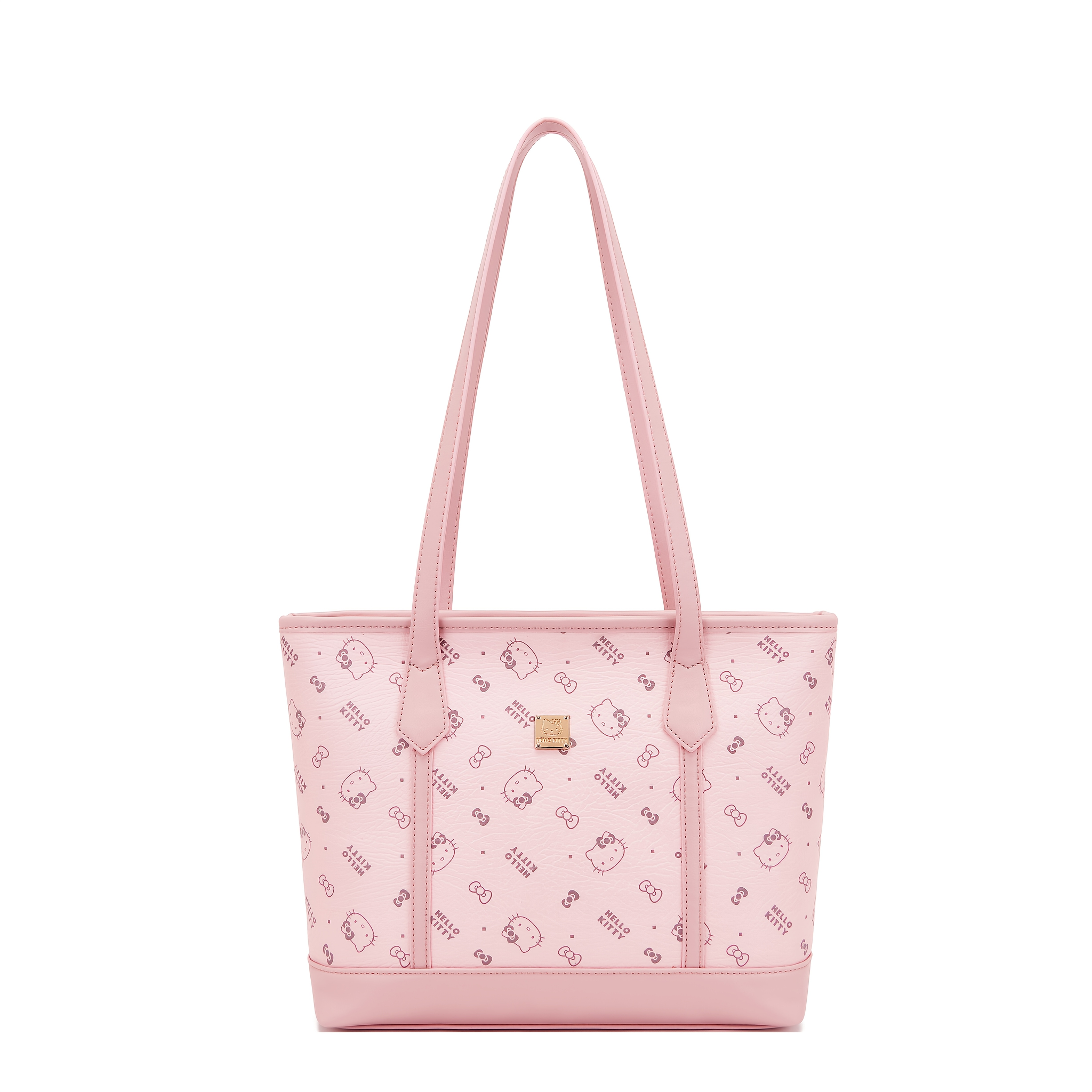 

Sanrio Hellokitty Pink Tote Bag - Large Capacity Shoulder Bag With Cartoon Print, Ideal For Daily , Travel, And Like Birthdays And Festivals, Sanrio