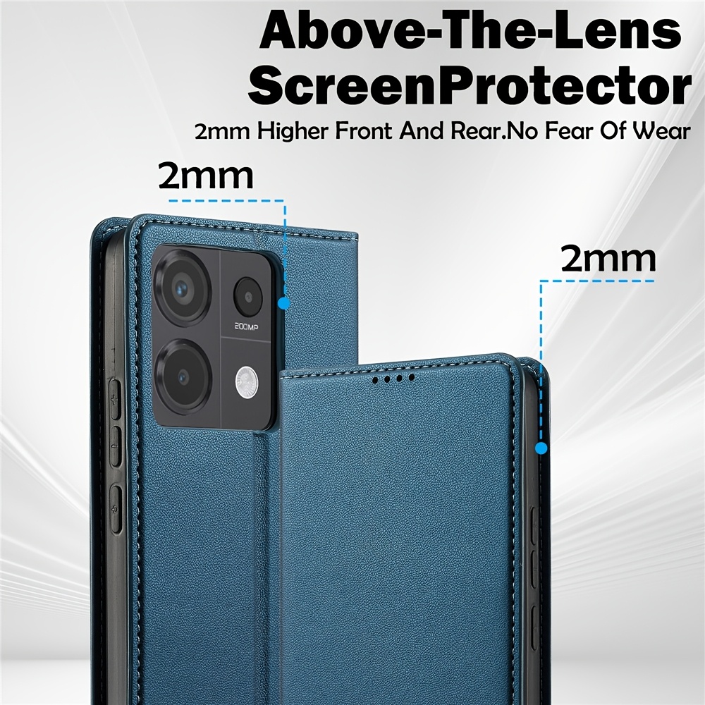 Cover per Xiaomi Redmi Note 13 Pro 5G (Non per 4G), Flip Caso in PU Pelle Premium Portafoglio Case [Kickstand] [Slot per Schede] [Chiusura Magnetica] Custodia con Xiaomi Redmi Note 13 Pro