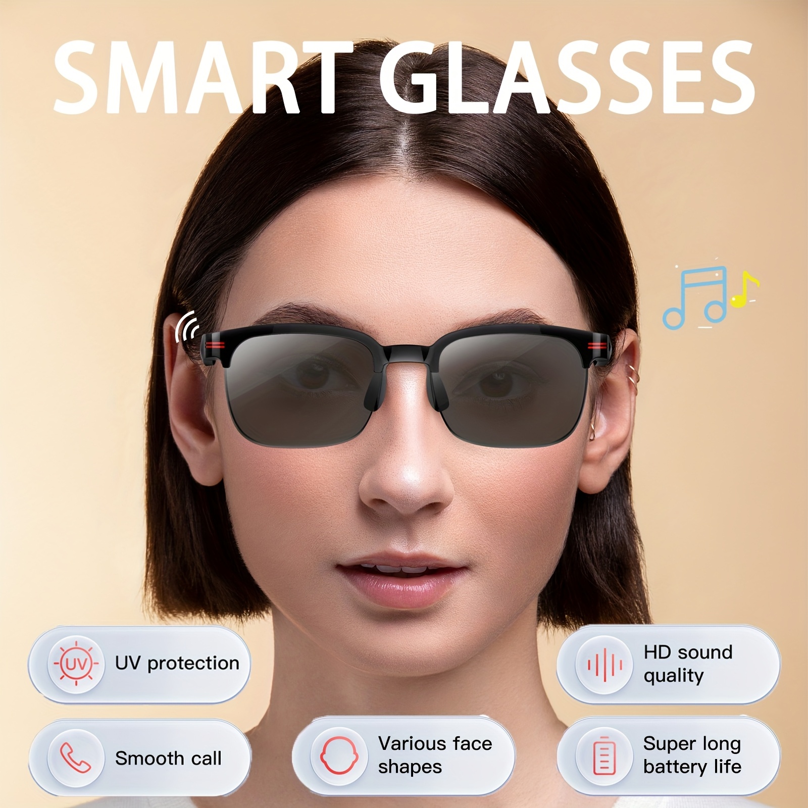 

Wireless For , Wireless And , Clear Lenses Attached For Ios