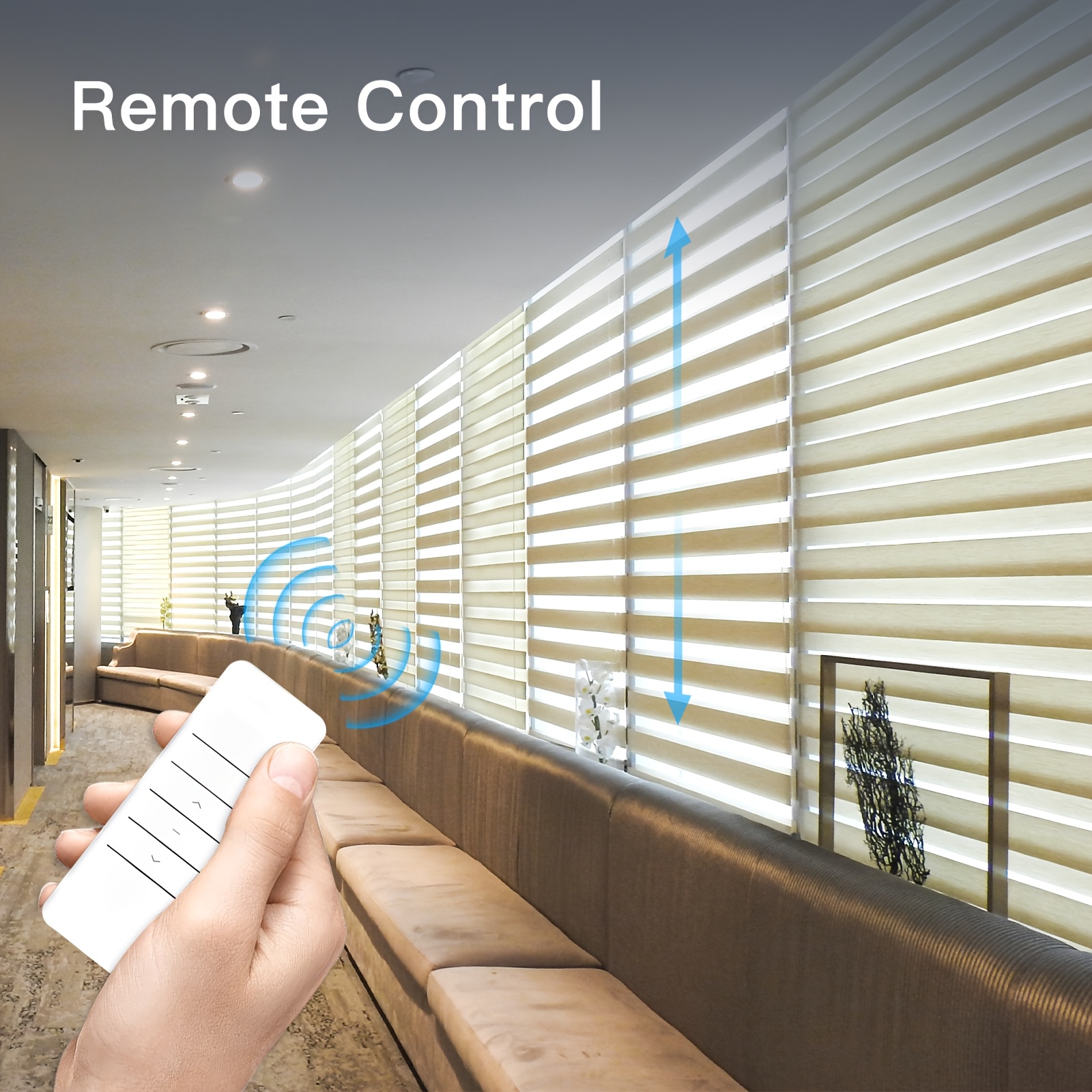   2 packs wifi smart curtain motor roller blinds shutter drive voice remote control