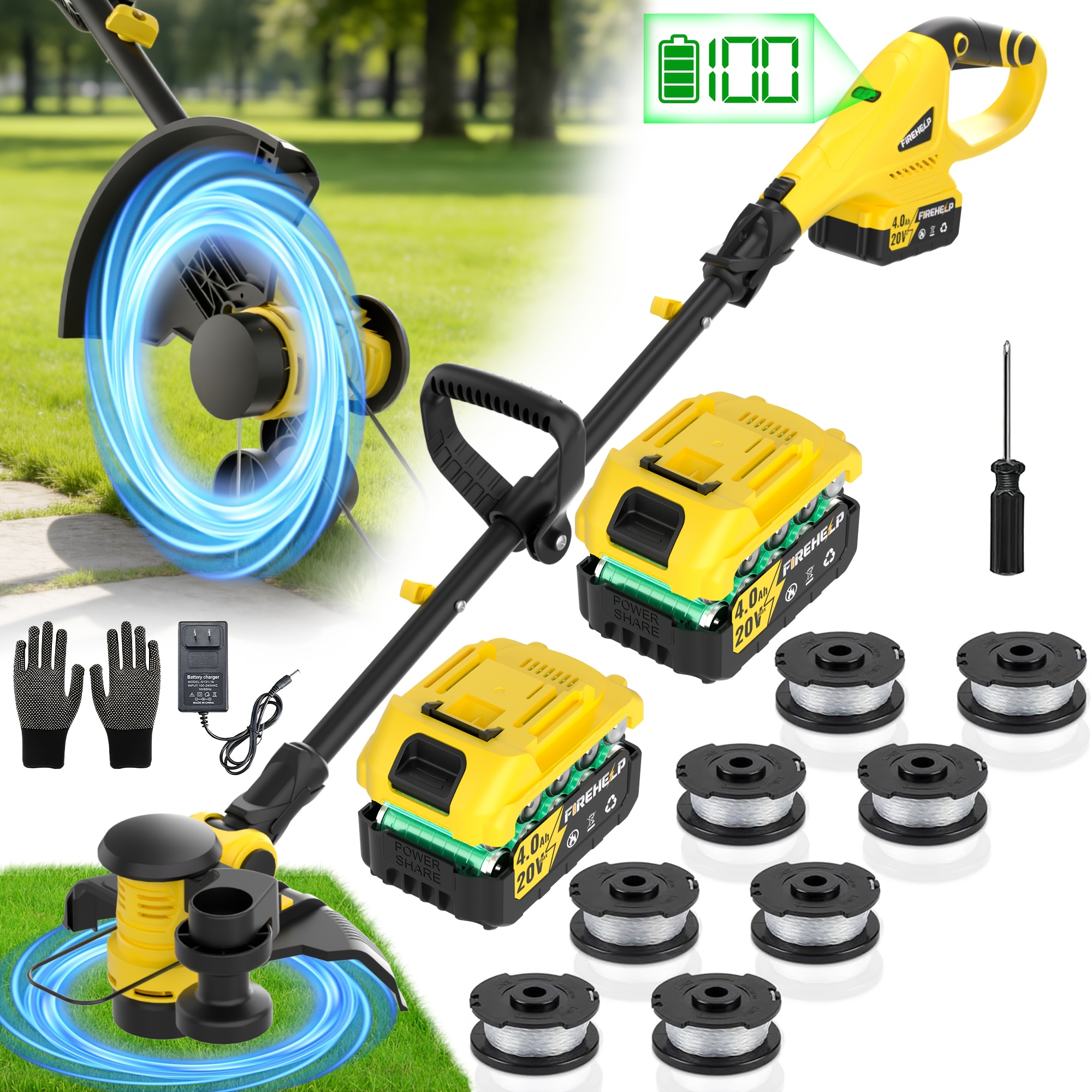 grass trimmers sold on Temu United States