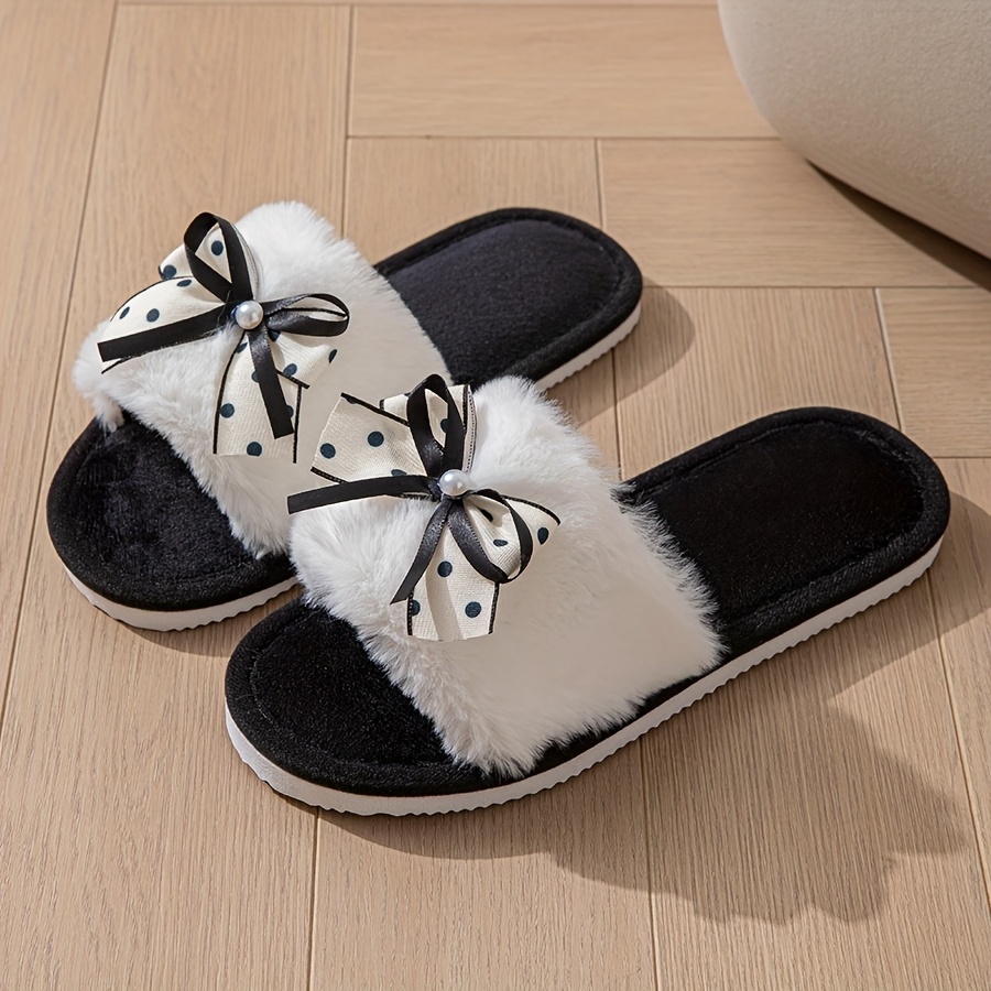 Image of Fashionable And Comfortable Indoor Slippers For Couples With A , Perfect For Home Use Throughout The ., Women Shoes