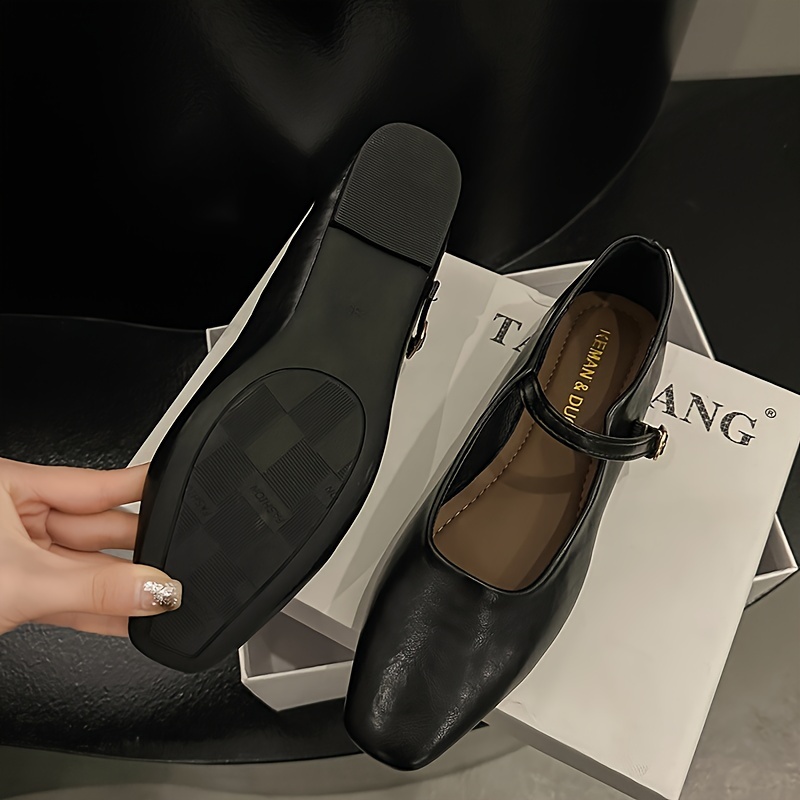 [JILLSTUART]★韓国人気★SQUARE TOE FLAT SHOES women' color flat shoes elegant square toe - Temu