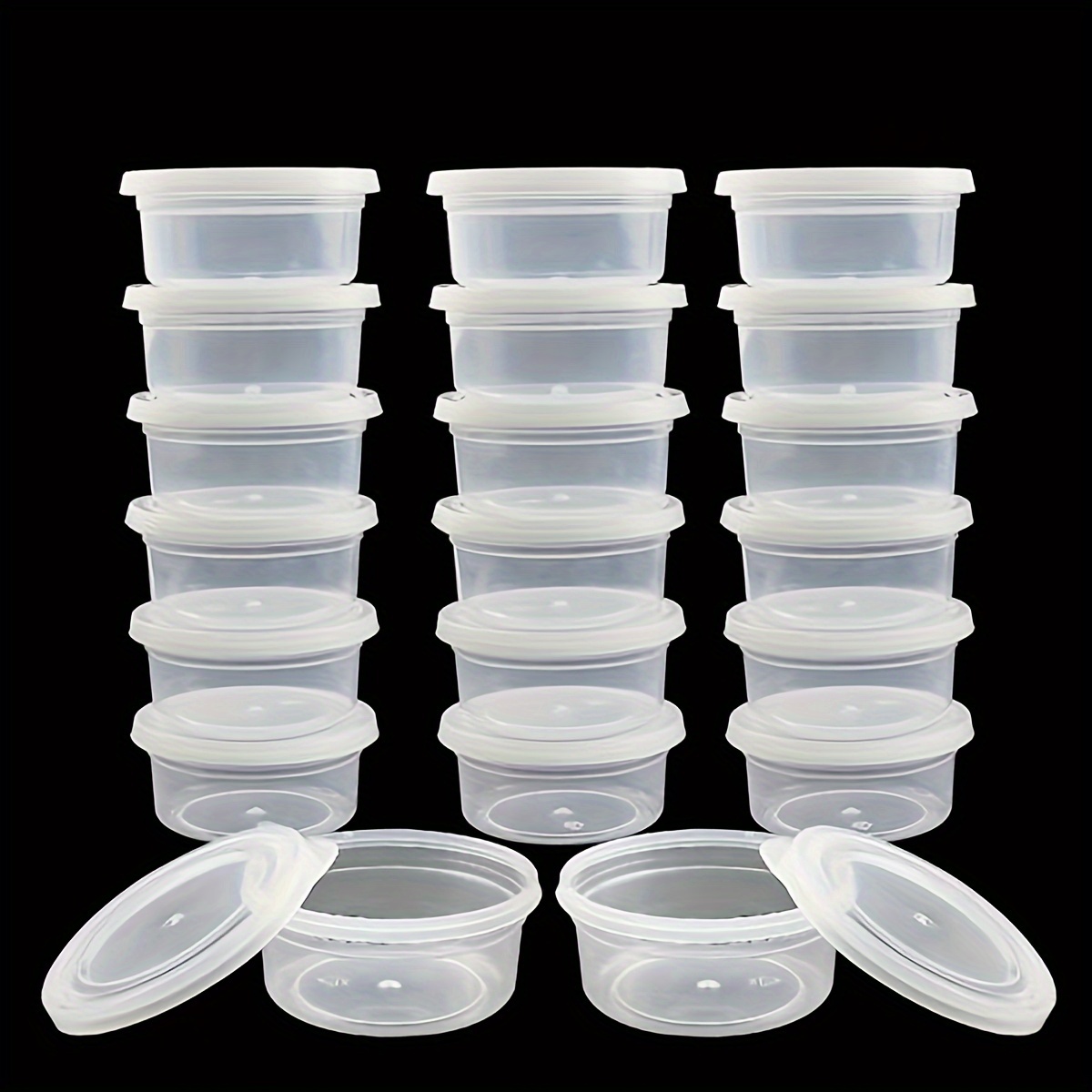 

20/50pcs Clear Plastic Organizer Set, Storage , & Portable For Diy , , & Kitchen Storage , , Bins & For Organization