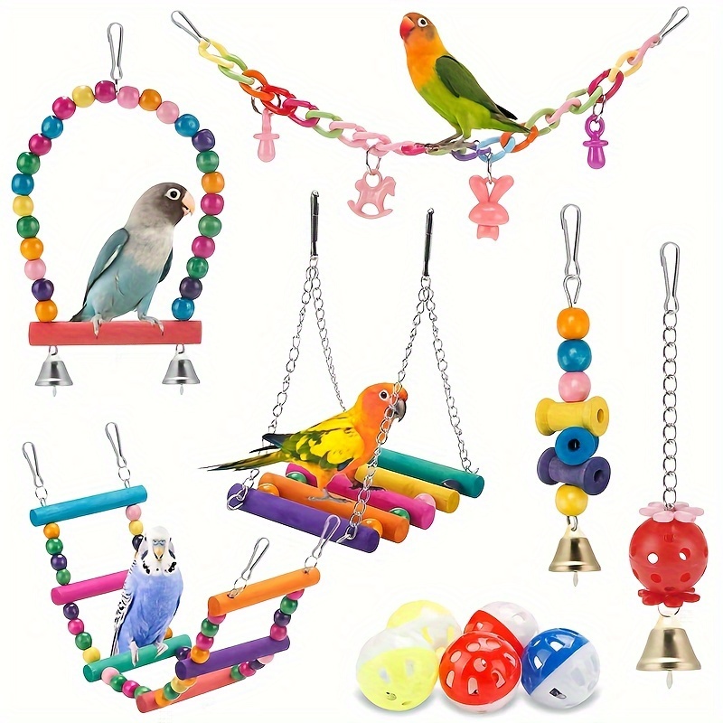 

Playset - , & For - For Budgerigars, Cockatiels &