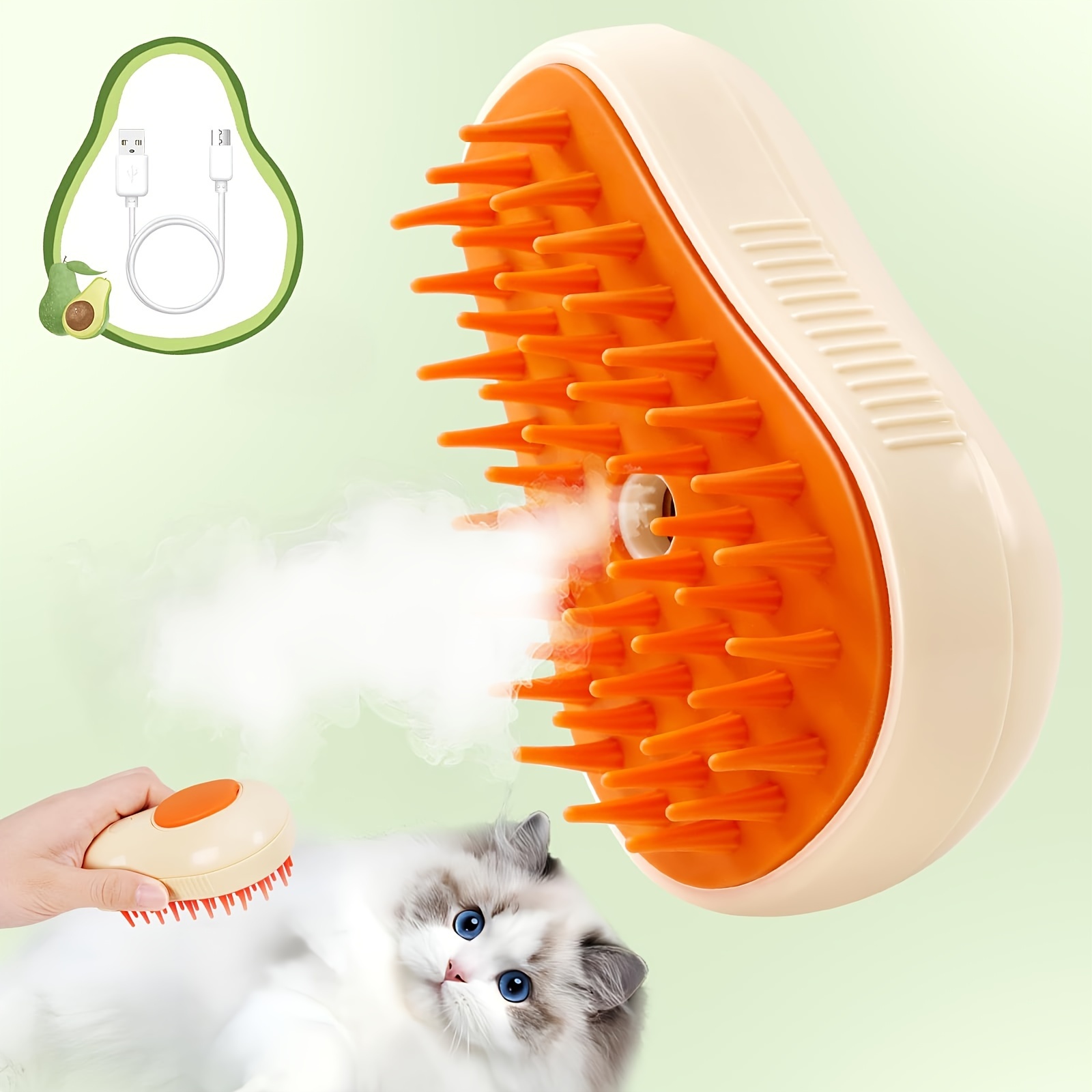 

- Rechargeable -cleaning Massage Grooming Tool And Dog Removal