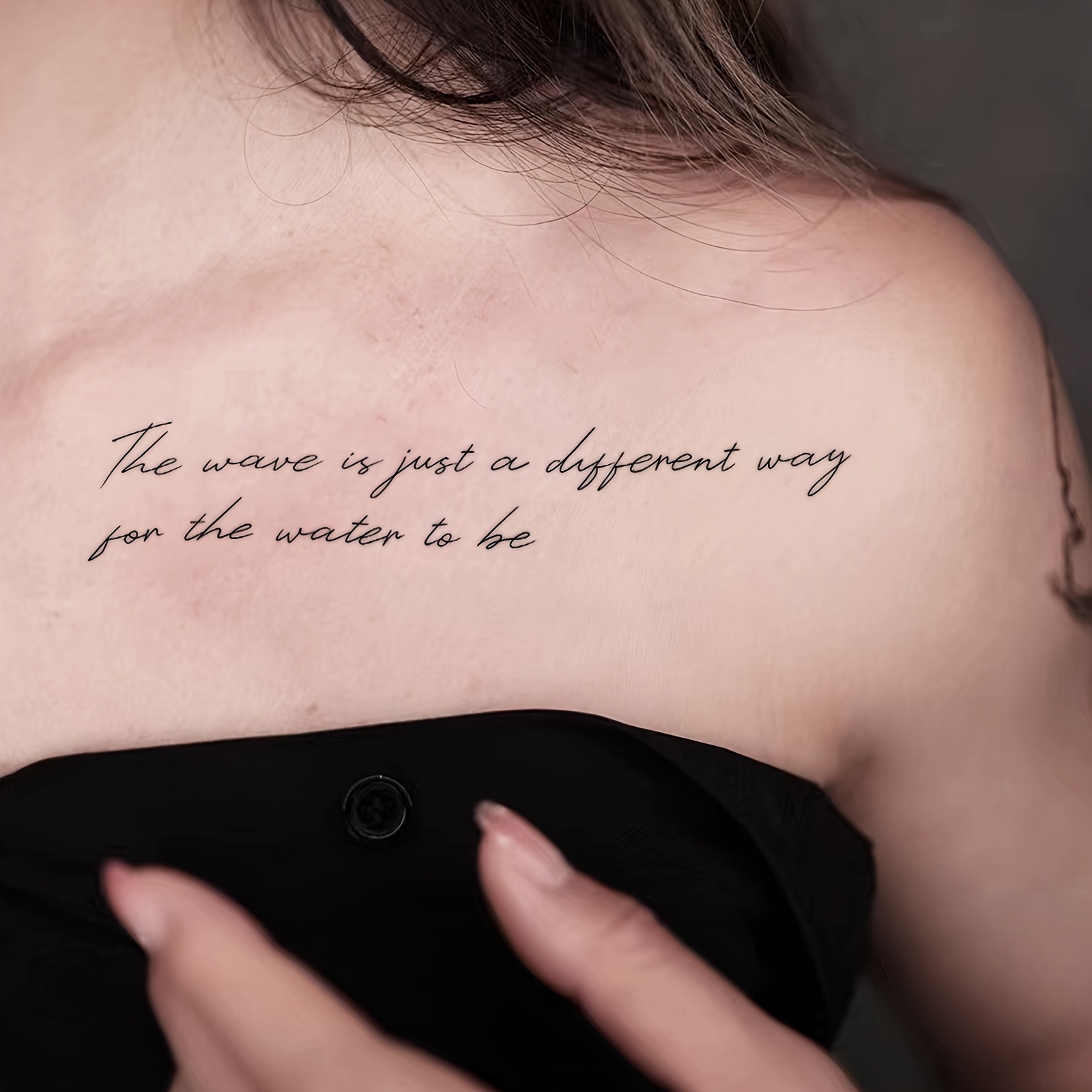 pack artistic inspirational quote disposable tattoo Temu Australia