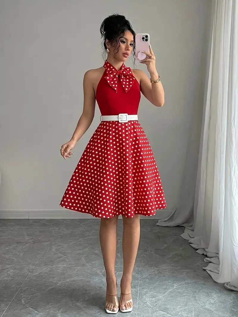 retro day dress for female Retro Day Look For Girl