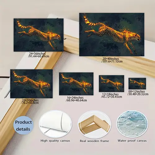 1pc wooden frame canvas painting suitable for home and office decoration is a unique gift for singles parties