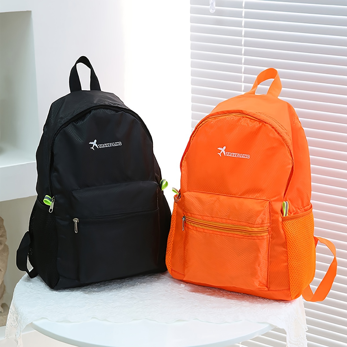 

New Travel Backpack, Nylon Folding Backpack, School Book Bag, Mountaineering Backpack