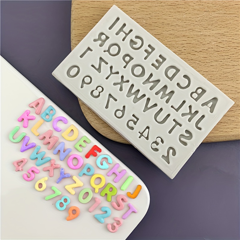 

Alphabet & Number Silicone Mold Set - And 0-9 Numbers For Diy Resin Crafts, Jewelry Making, Soap, Candle, And Clay Projects