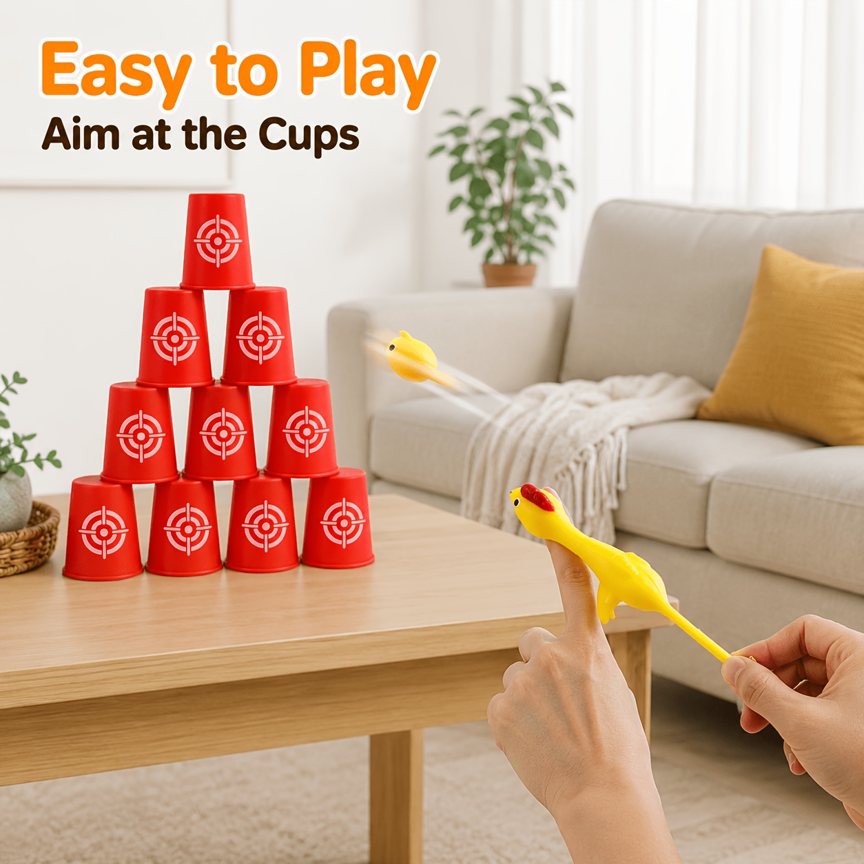 Little Yellow Chick Slingshot Game Set
