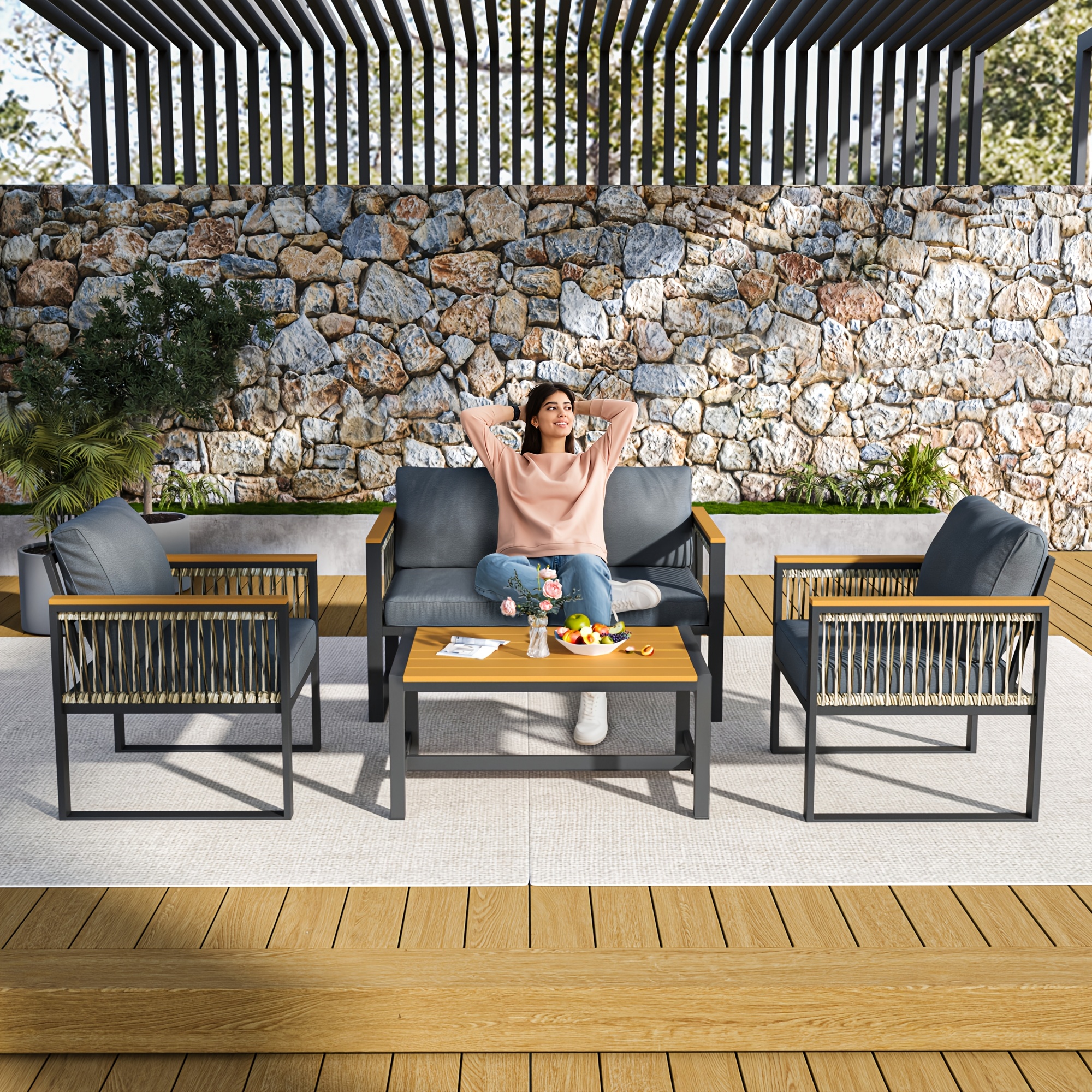 Bistro Table Asda Arizona Garden Set Bistro Set Asda Garden Dining