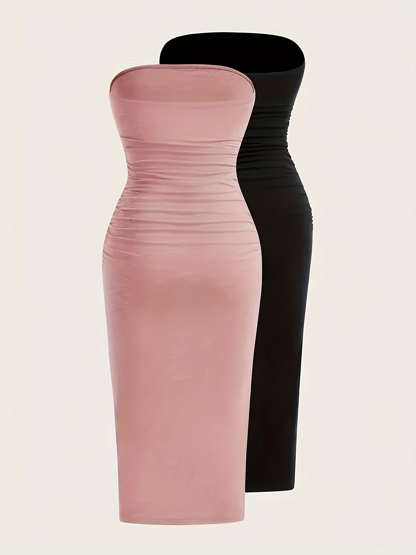pink tight fitted dresses Off the Shoulder Pink Tight Short Tulle Dress – PollyBoutique main image 0