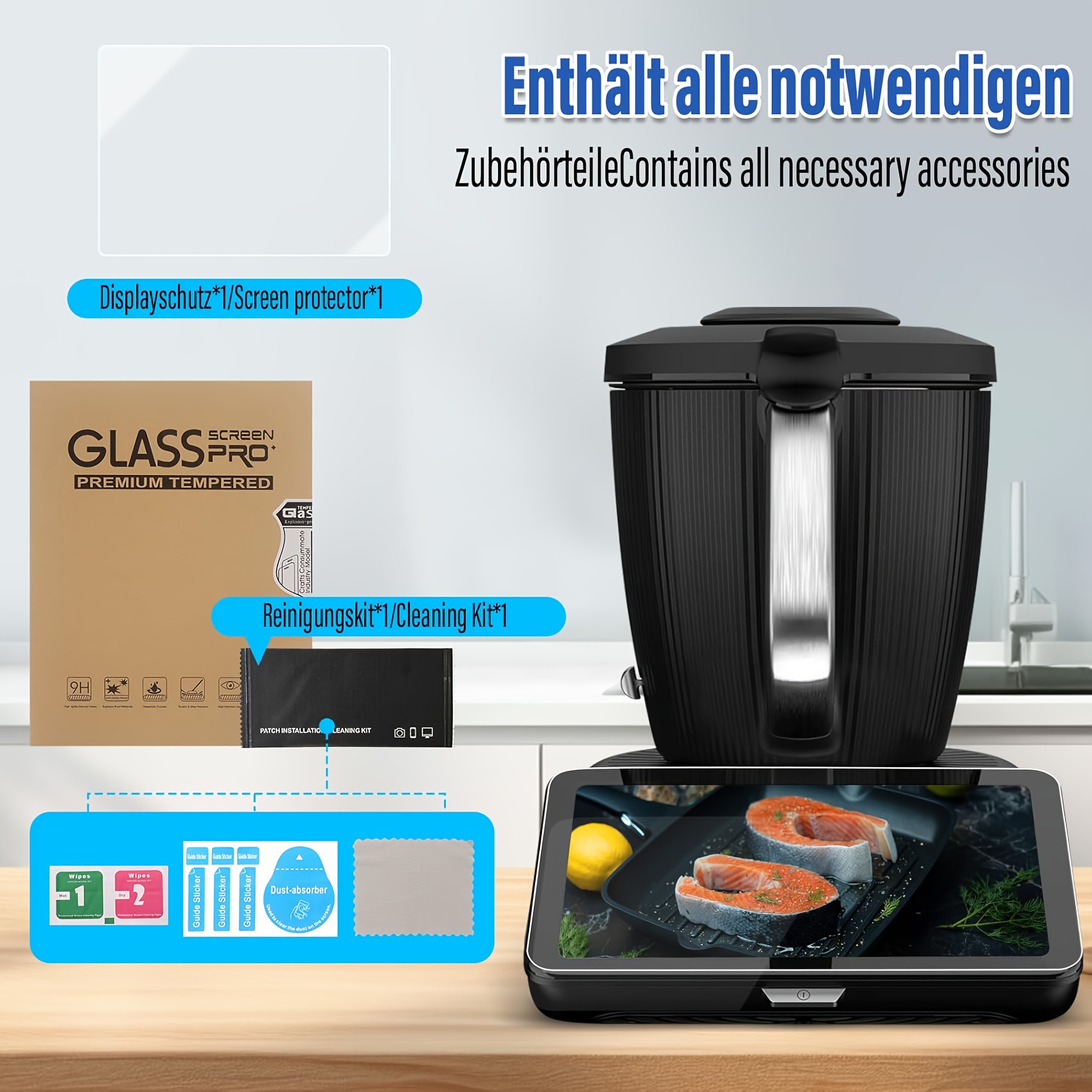 High-definition, High- Screen Protector, Compatible With Tm7, Made Of High-strength 9h Tempered Glass, Anti-stain, Suitable For The Kitchen
