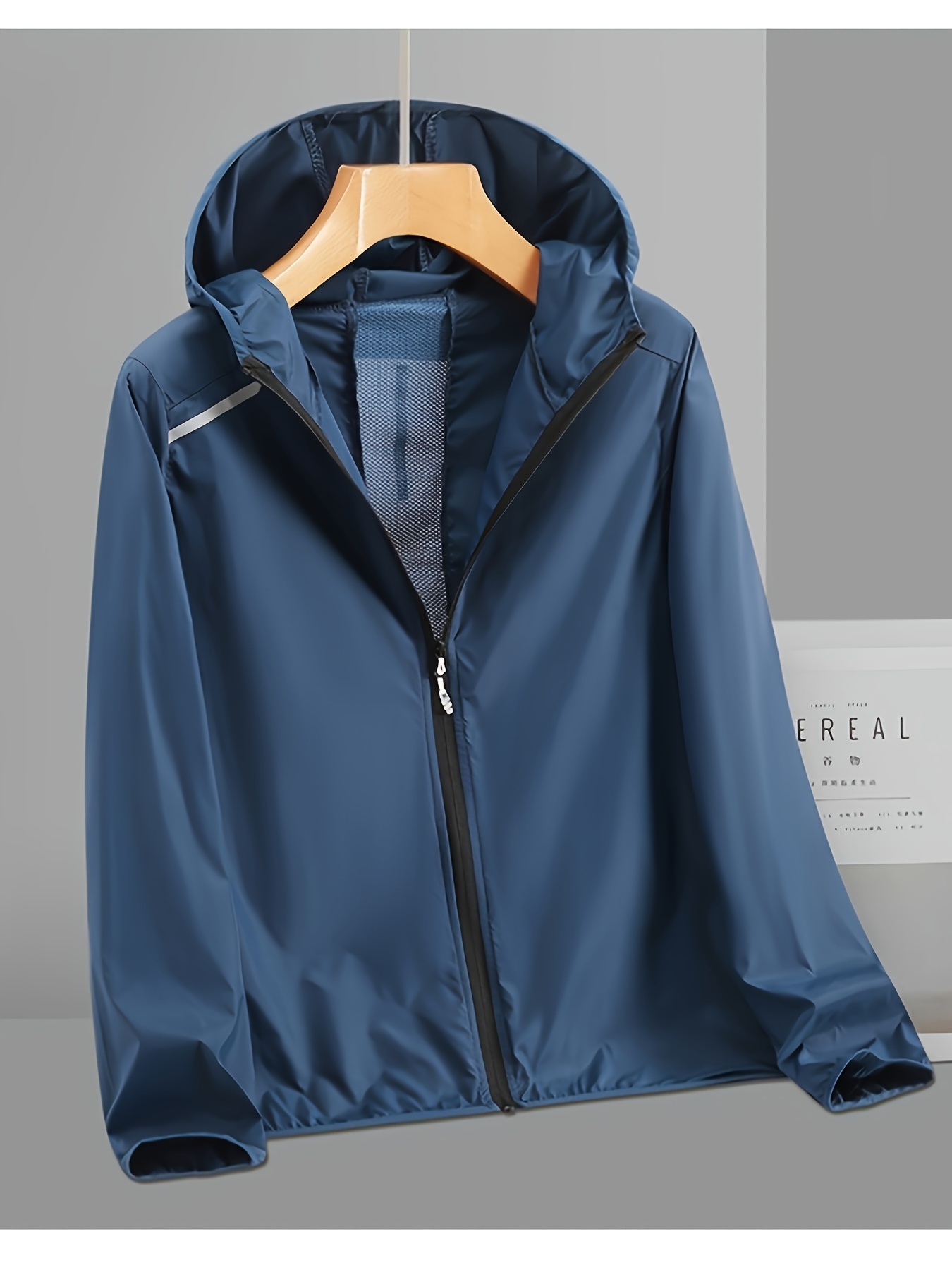 Sun Protection Hooded Jacket Men Quick Dry Breathable - Temu