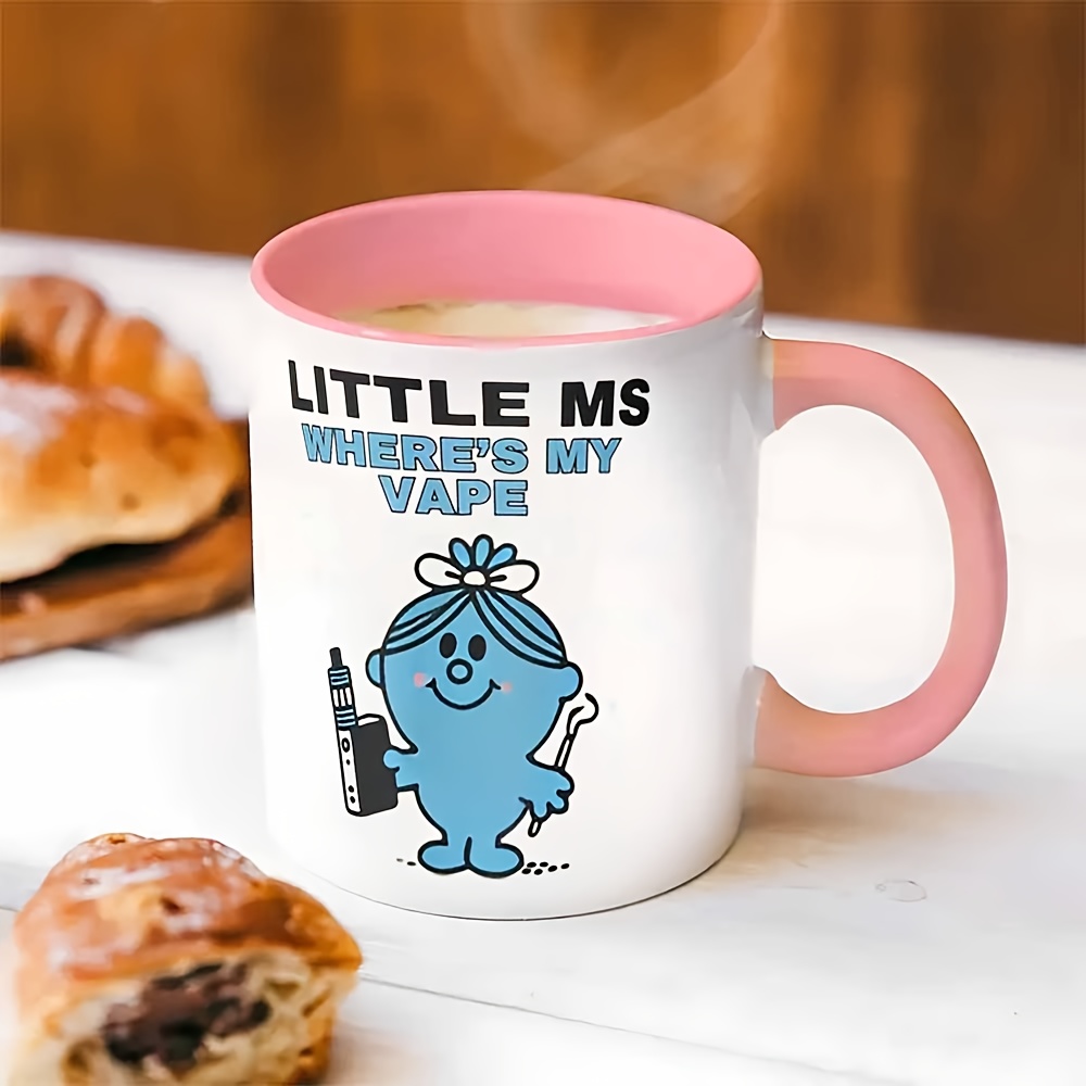 TEMU 1pc Ceramic Coffee Mug With Design Mug Coffee Cup Juice Cup 11oz360ml Fun Gift Novelty Mugs Unt Mug Personalised Mug Coffee Mug Mug Cup Cramic