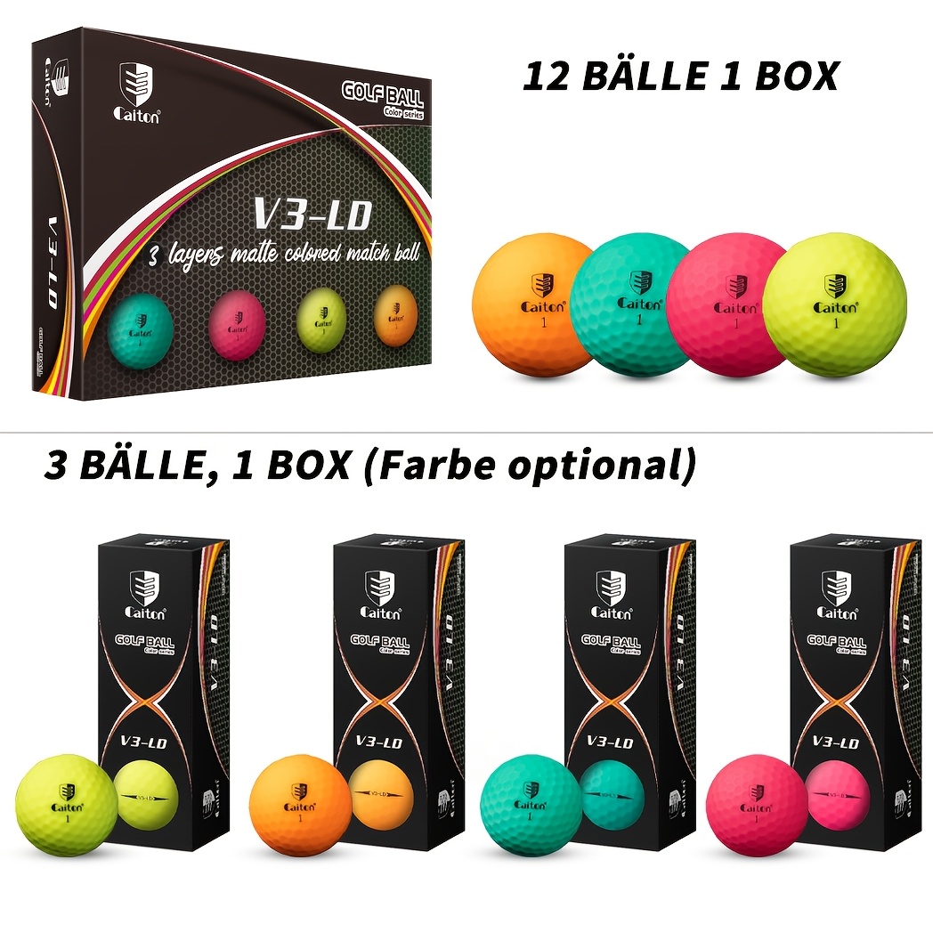 GOCHSS 3 Lagen PU Golfbälle Mit Gelber Ziellinie,332 Dimples, Weiches Spielgefühl, Hohe Spinkontrolle, Stabiler Flug, 20er Pack – Golfbälle Für Erfahrene Spieler