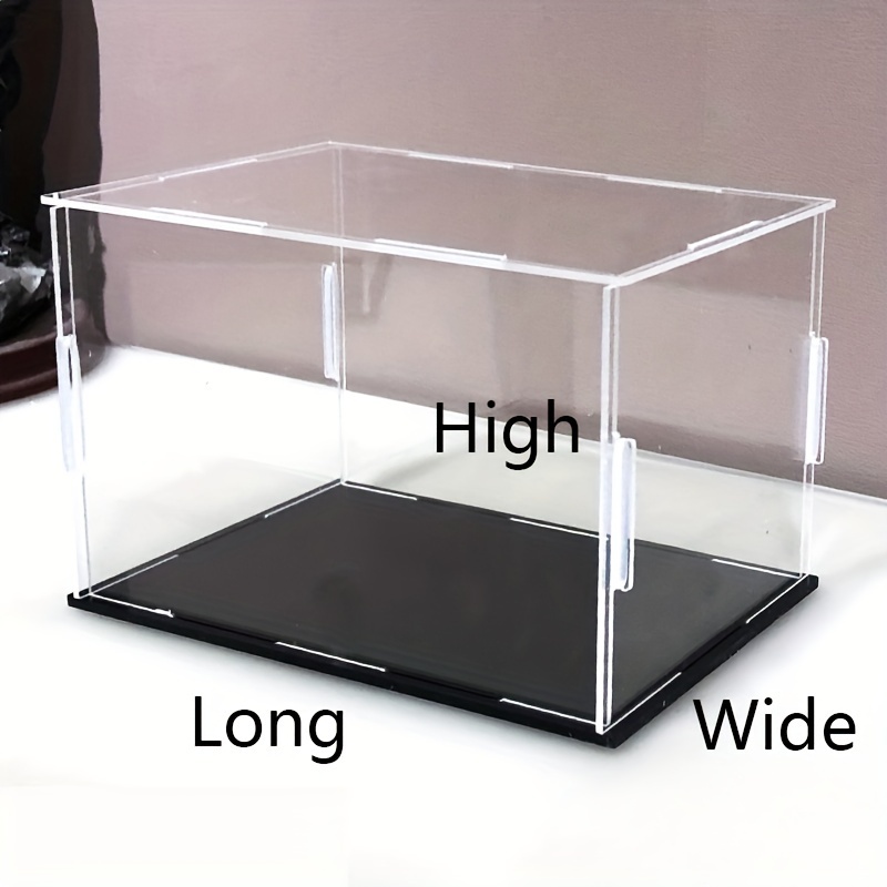 

Transparent Display Box, Toy Figurine Display Box, Building Blocks Model Dust Cover, Assembly Gift Box